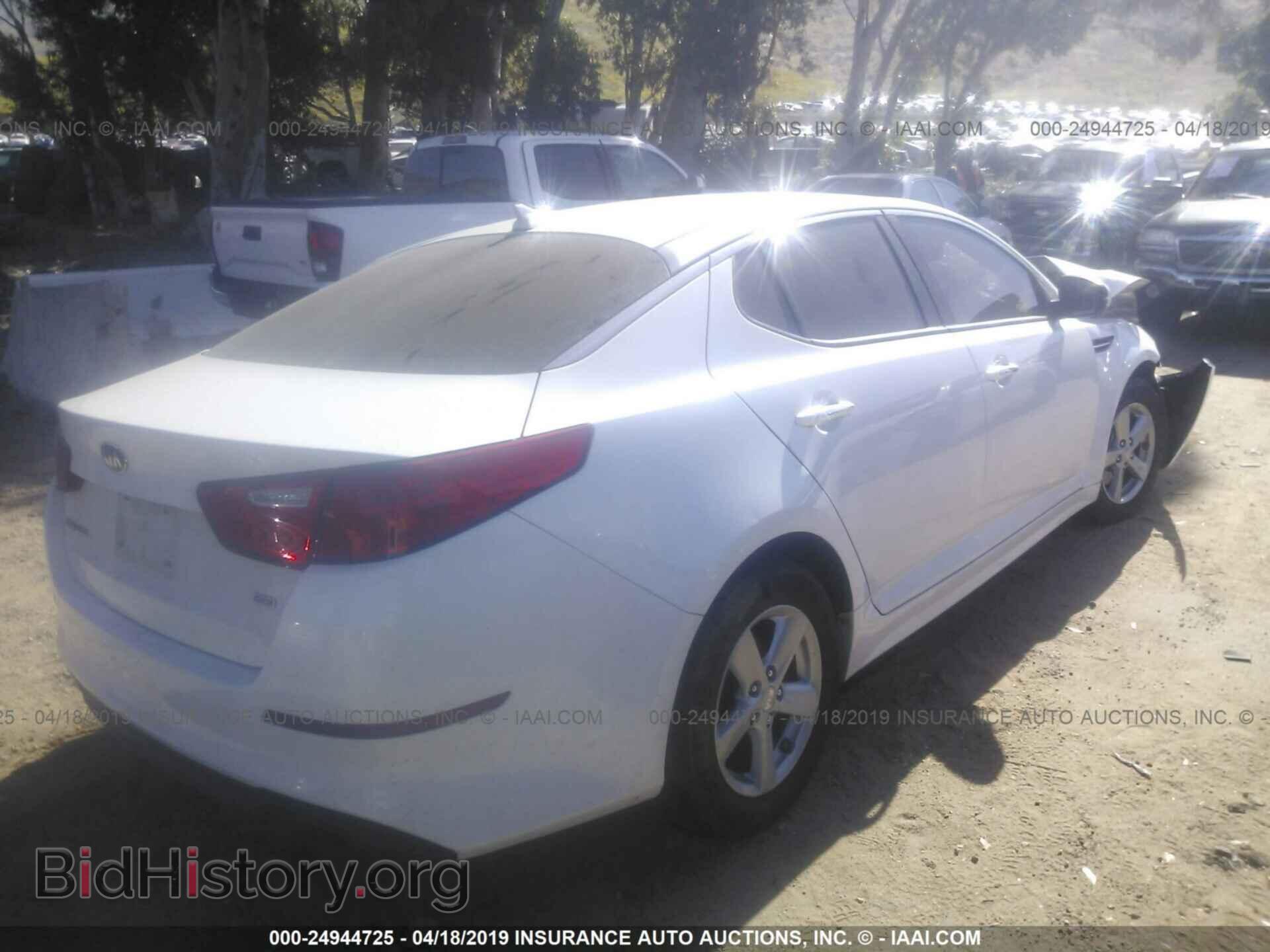 2015 KIA OPTIMA - VIN: 5XXGM4A72FG443716 - Photo 4