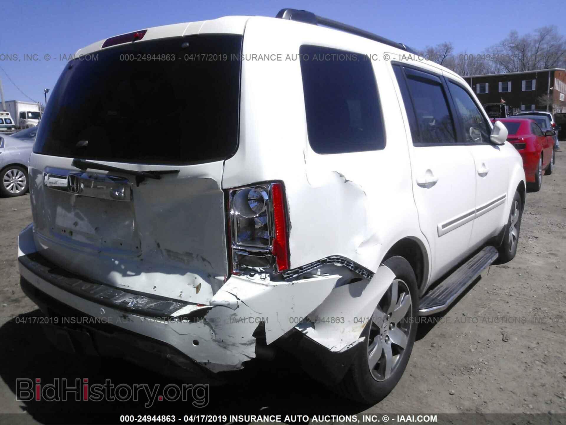 2013 HONDA PILOT - VIN: 5FNYF4H91DB003105 - Фото 4