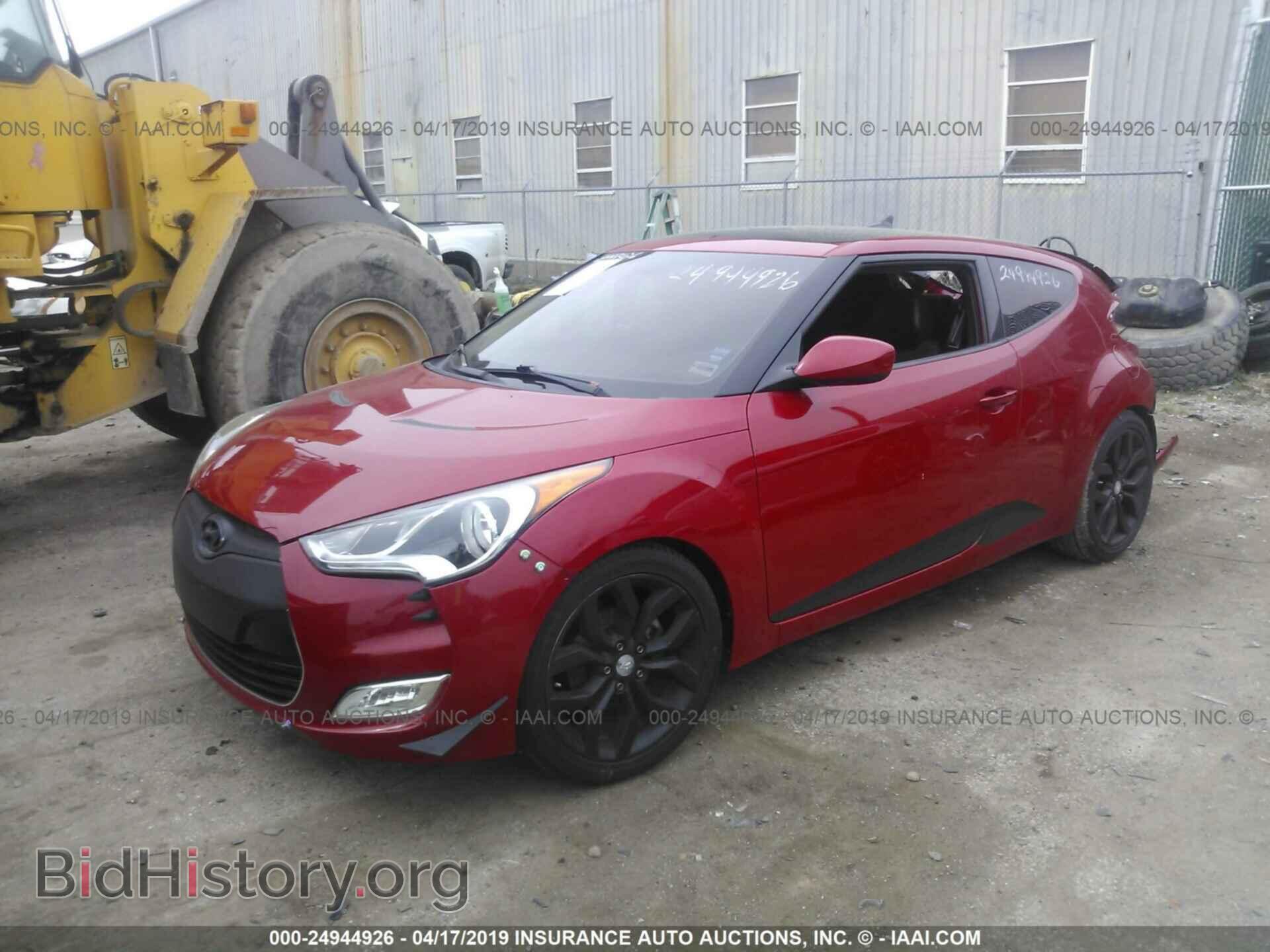 2012 HYUNDAI VELOSTER - VIN: KMHTC6AD8CU047231 - Фото 2