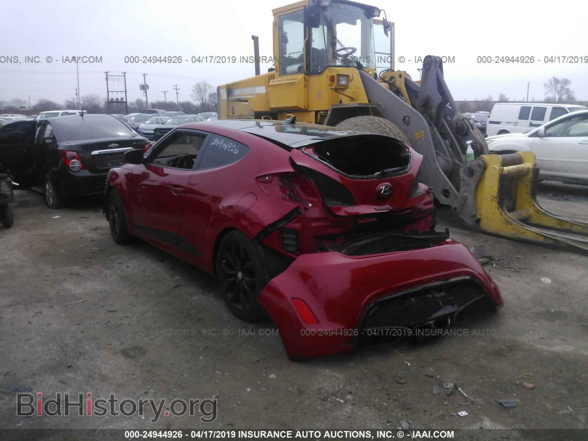 2012 HYUNDAI VELOSTER - VIN: KMHTC6AD8CU047231 - Фото 3