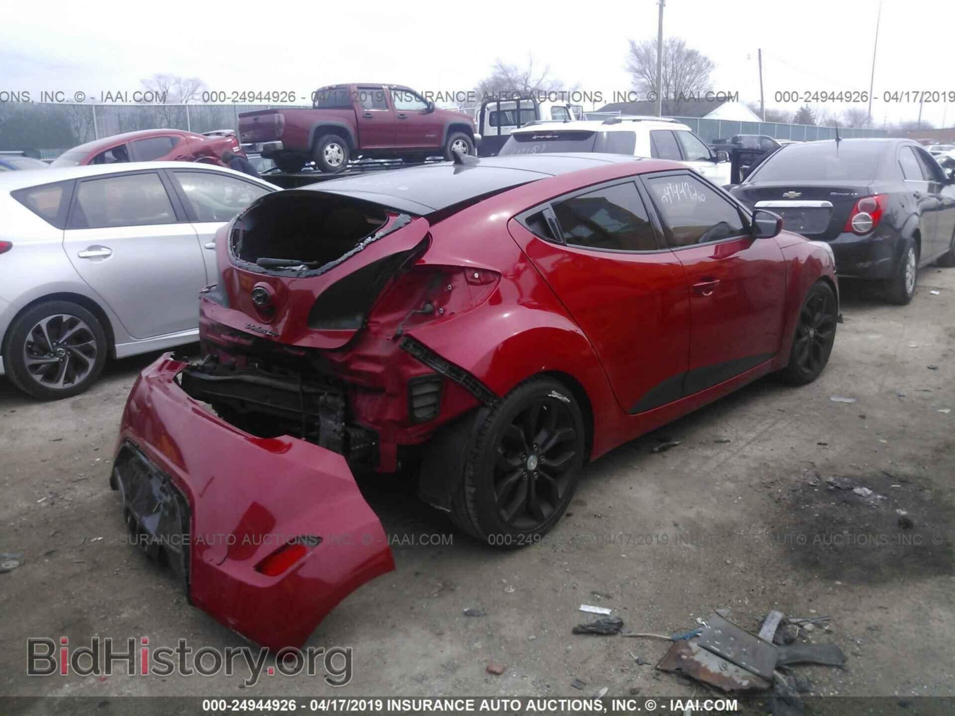 2012 HYUNDAI VELOSTER - VIN: KMHTC6AD8CU047231 - Фото 4