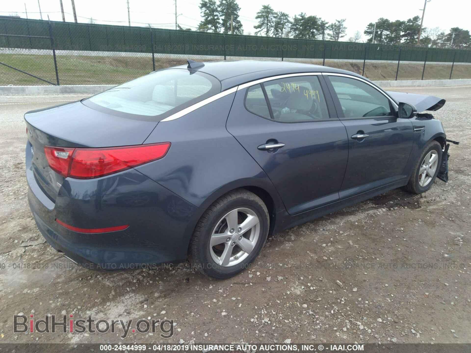 2015 KIA OPTIMA - VIN: KNAGM4A70F5587864 - Photo 4