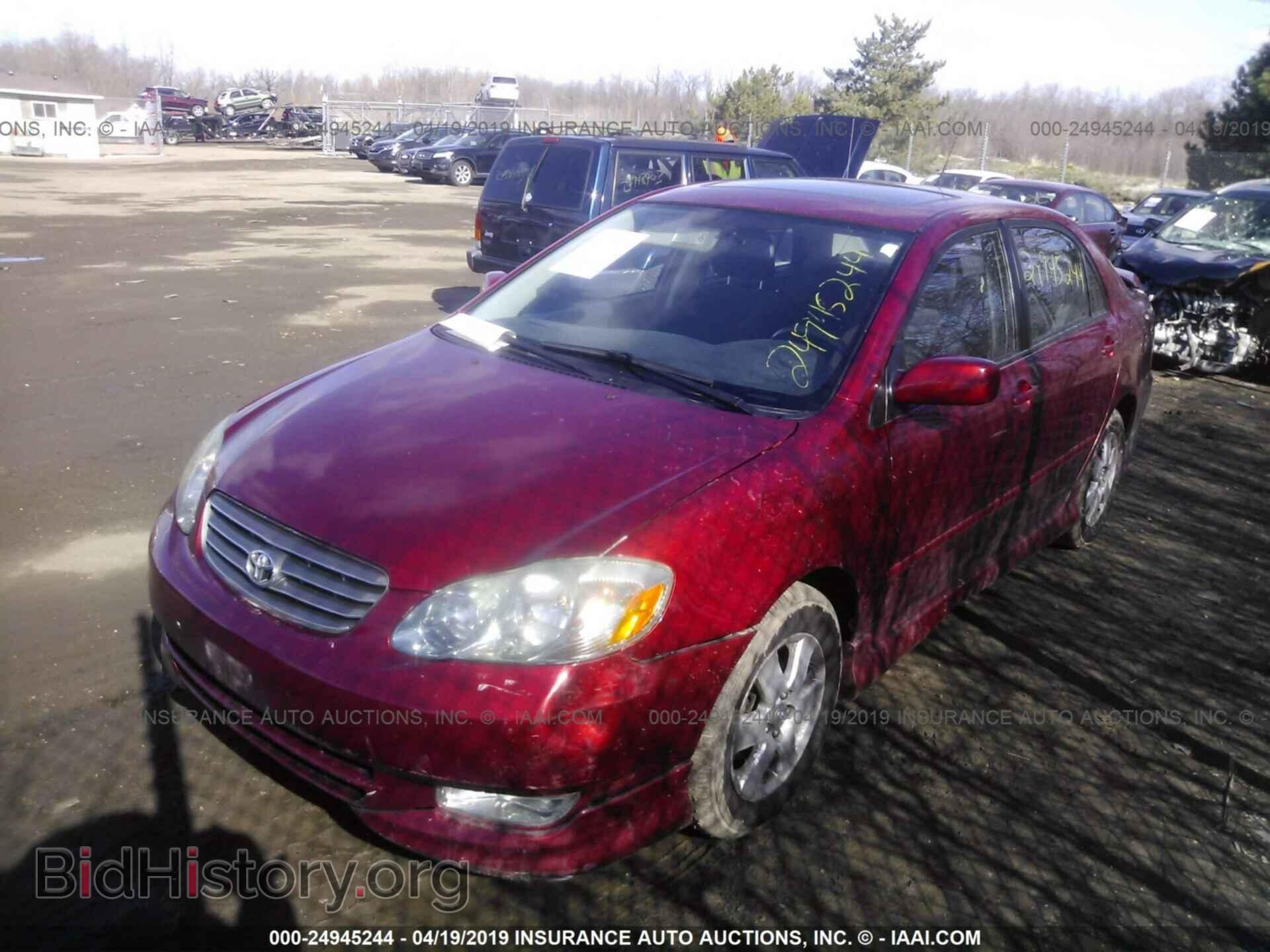 2003 TOYOTA COROLLA - VIN: 2T1BR38E63C109721 - Фото 2