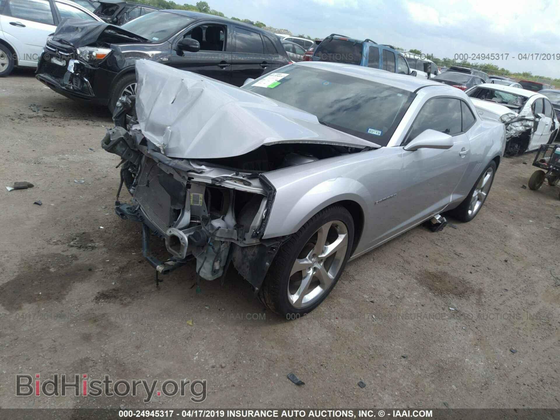 2012 CHEVROLET CAMARO - VIN: 2G1FA1E38C9205228 - Фото 2