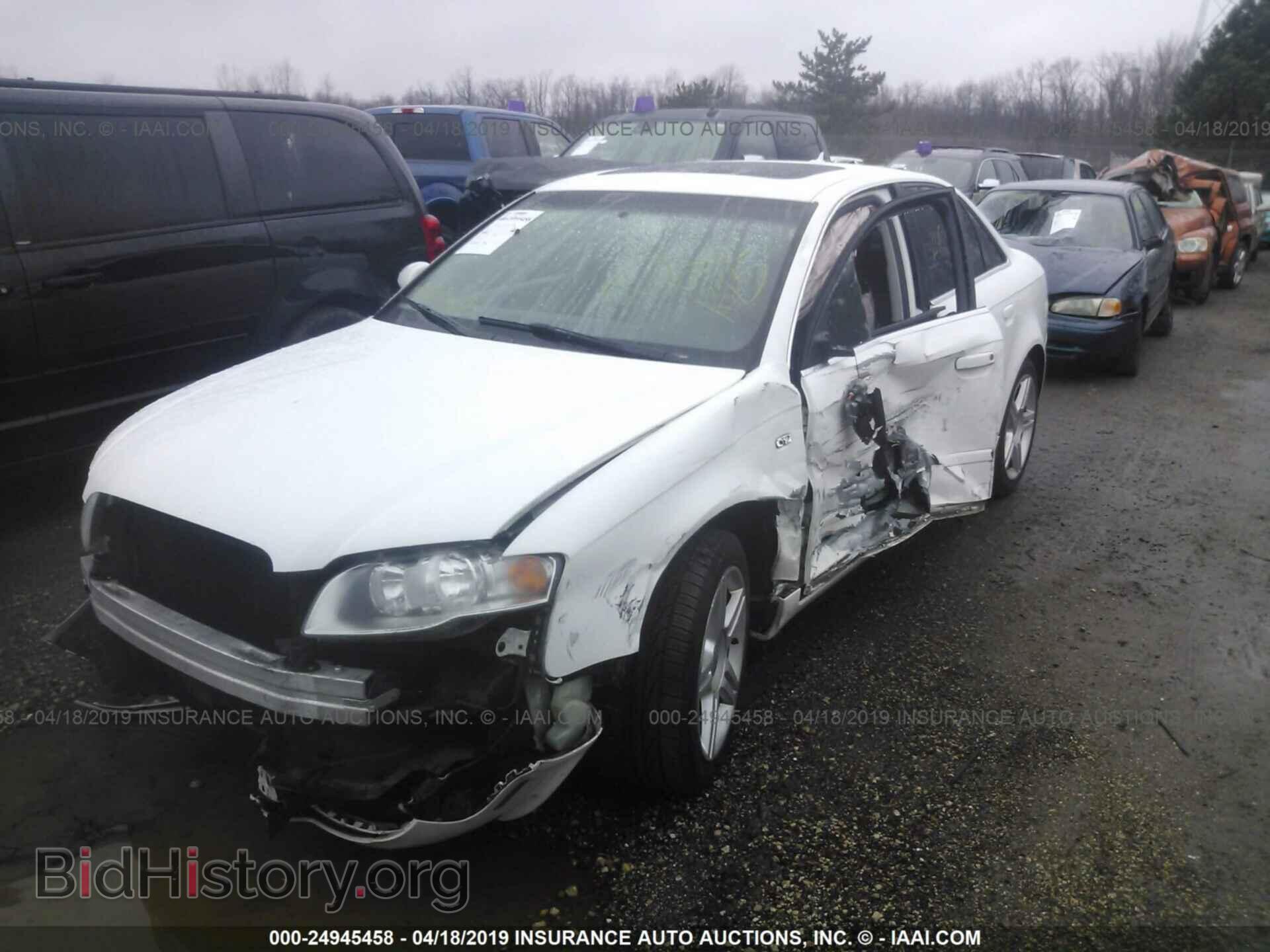 2008 AUDI A4 - VIN: WAUDF78E38A100203 - Фото 2