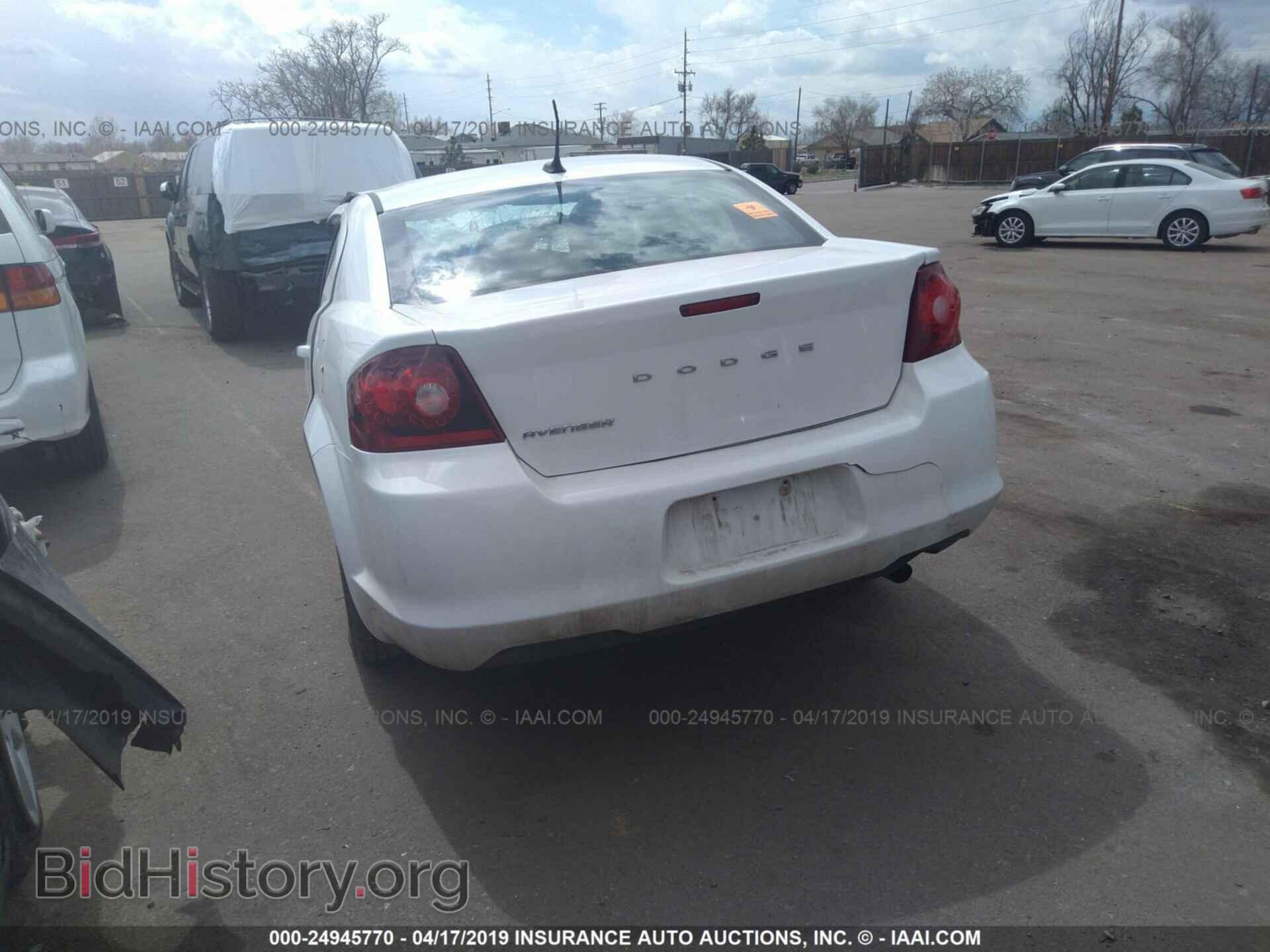 2013 DODGE AVENGER - VIN: 1C3CDZAB9DN567889 - Фото 3