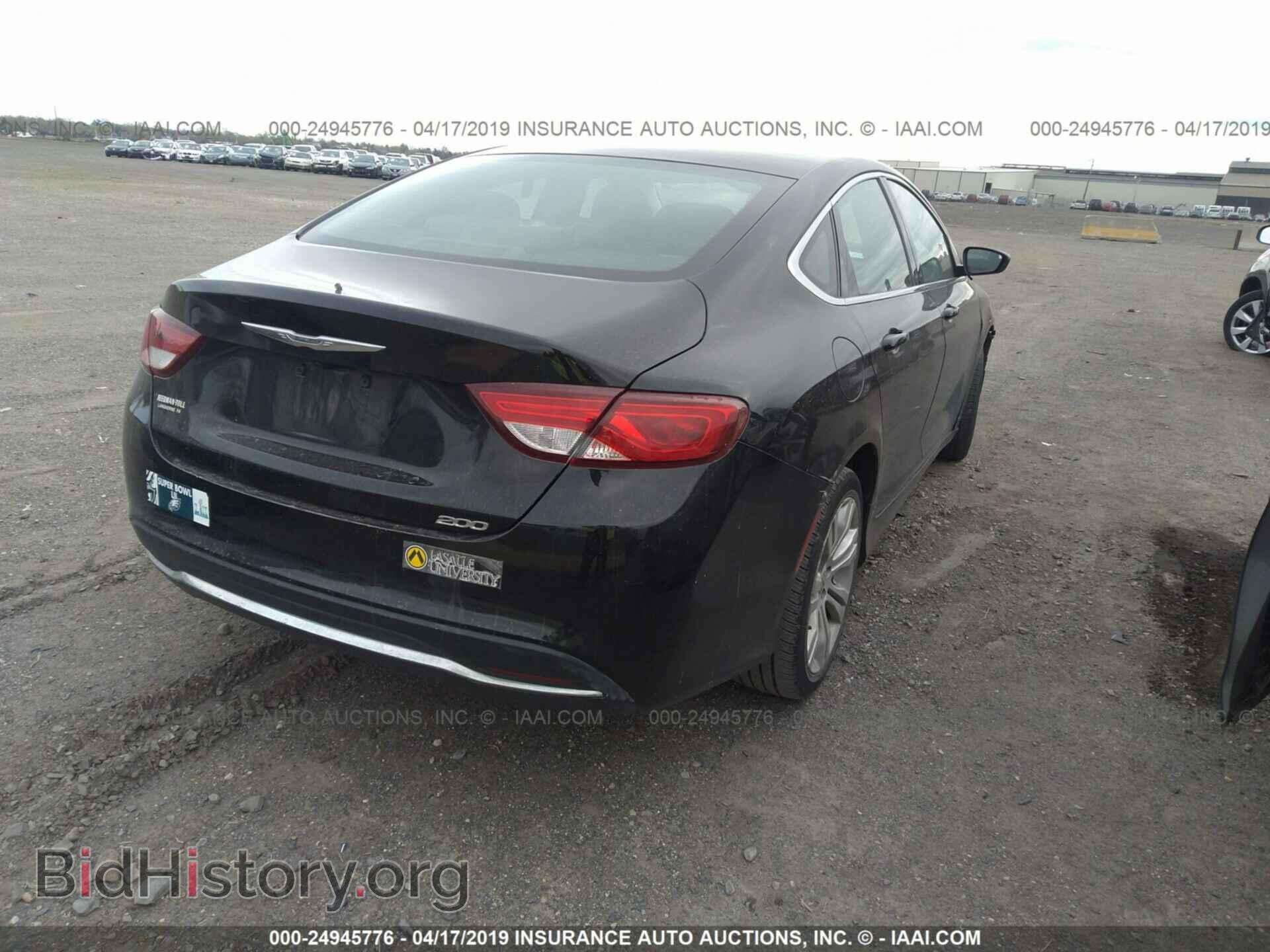 2016 CHRYSLER 200 - VIN: 1C3CCCAB5GN145803 - Фото 4