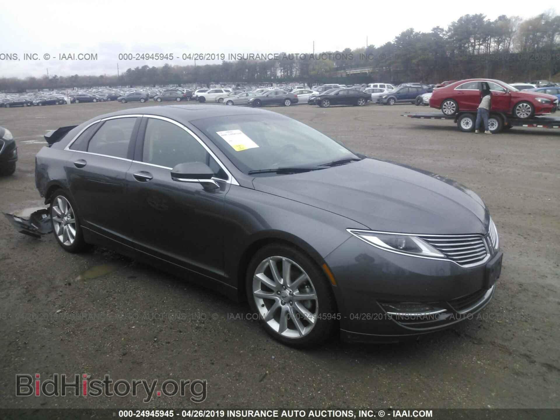 Фотография 3LN6L2LUXGR634563 - LINCOLN MKZ 2016