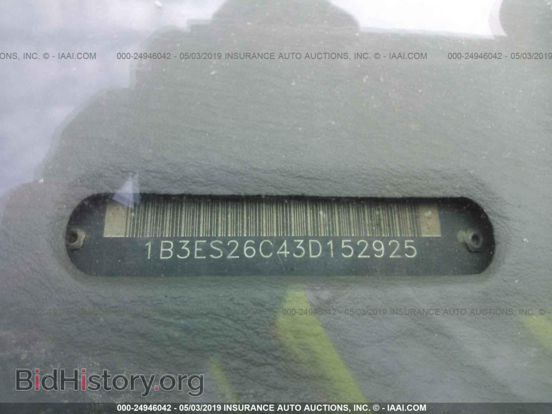 2003 DODGE NEON - VIN: 1B3ES26C43D152925 - Фото 9
