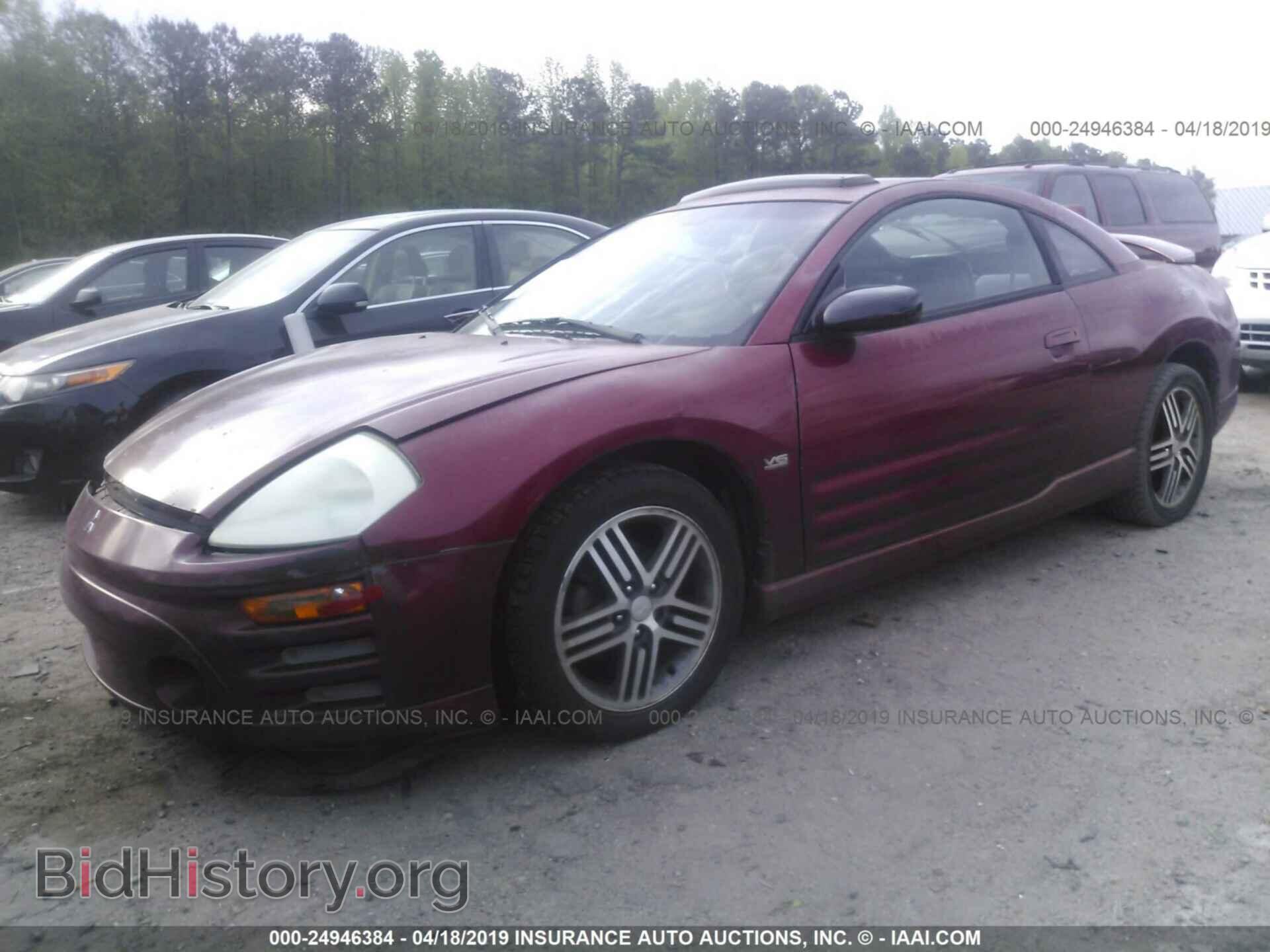 2003 MITSUBISHI ECLIPSE - VIN: 4A3AC74H13E027779 - Фото 2
