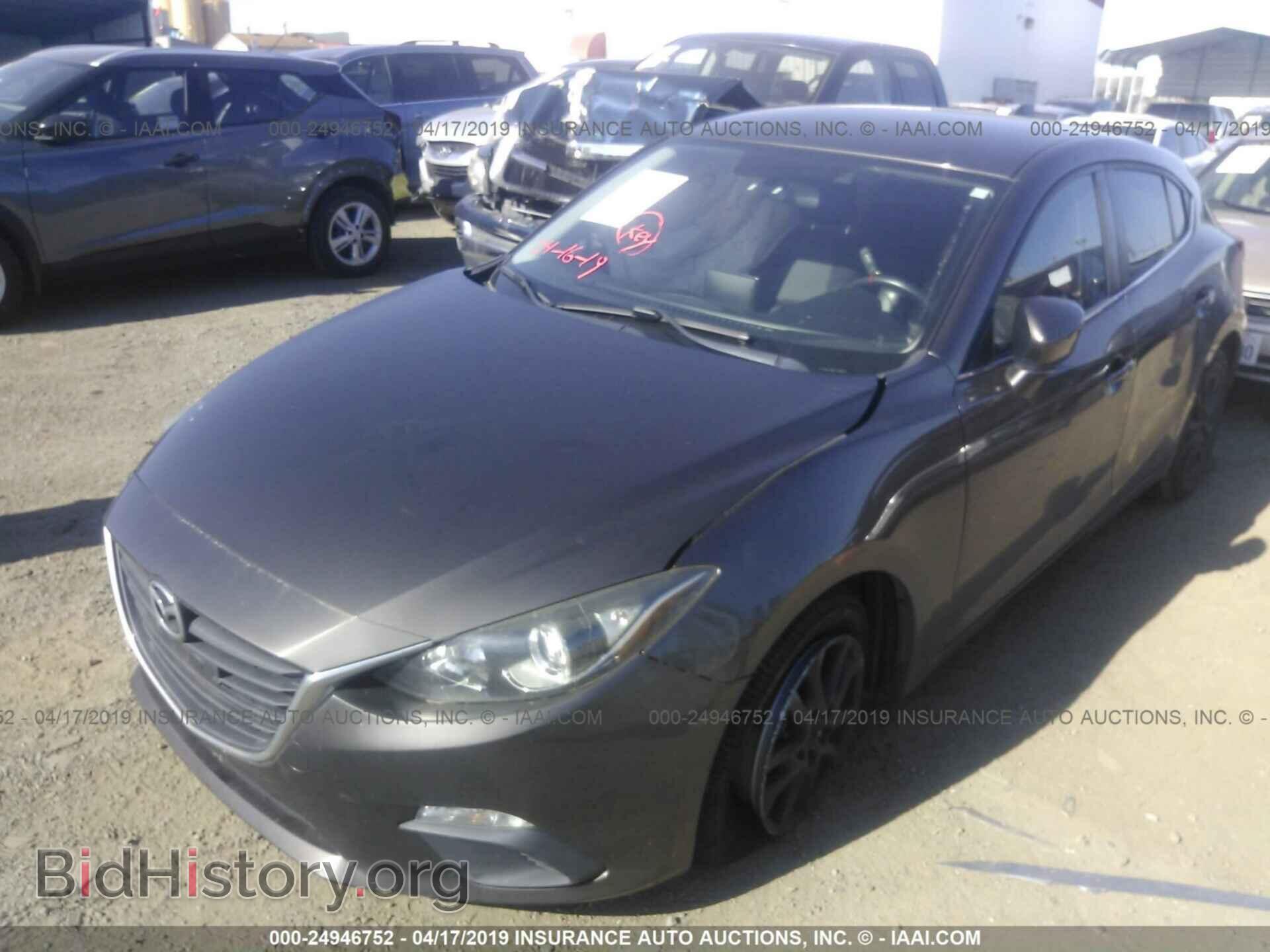 2014 MAZDA 3 - VIN: JM1BM1L75E1129641 - Фото 2