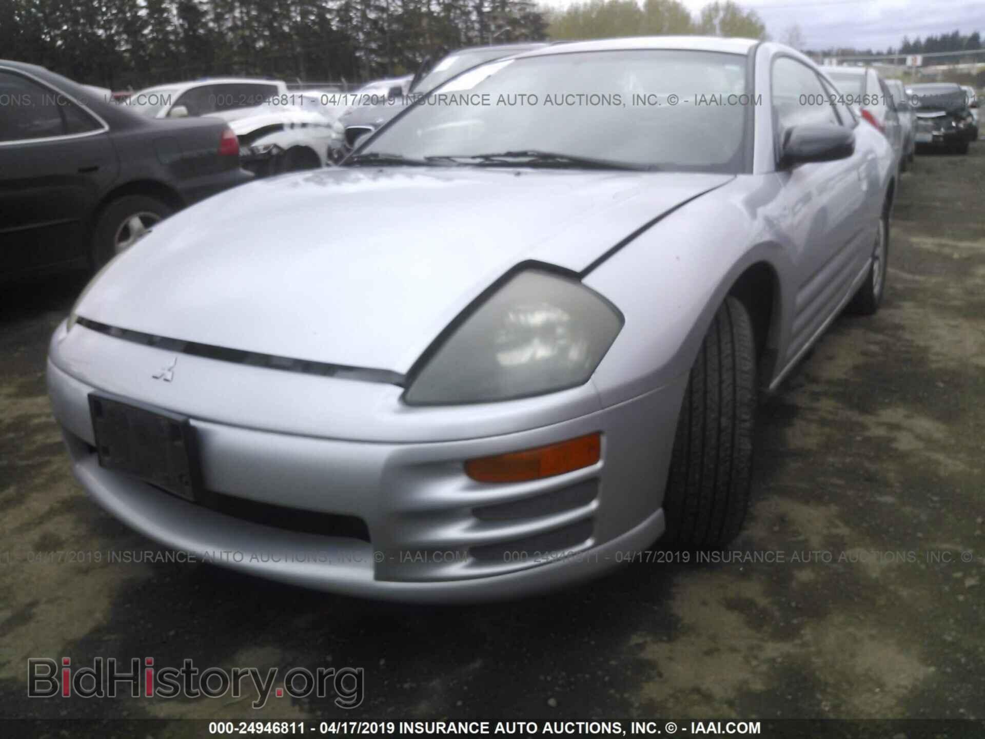 2002 MITSUBISHI ECLIPSE - VIN: 4A3AC44G92E059450 - Фото 2