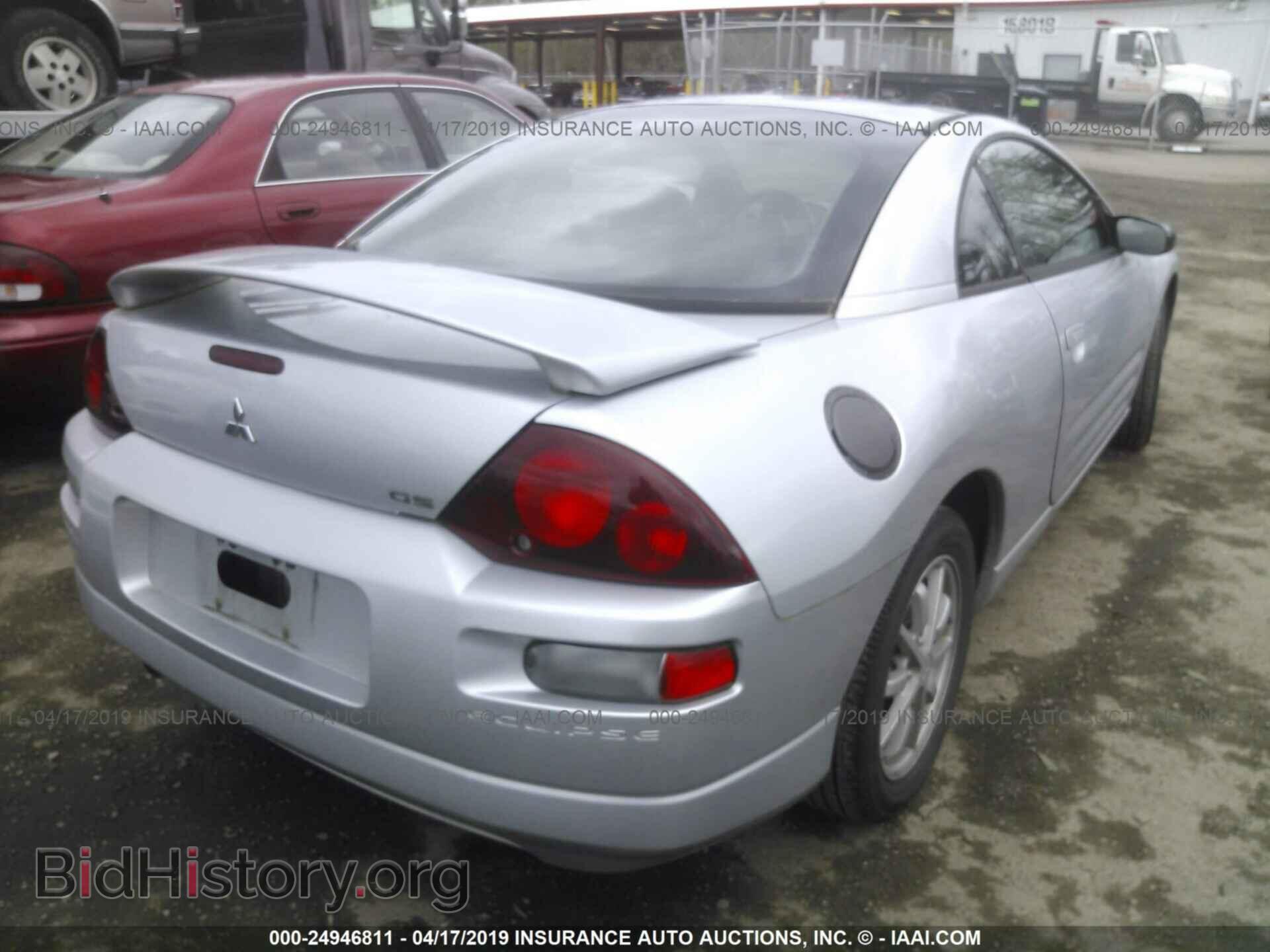 2002 MITSUBISHI ECLIPSE - VIN: 4A3AC44G92E059450 - Фото 4