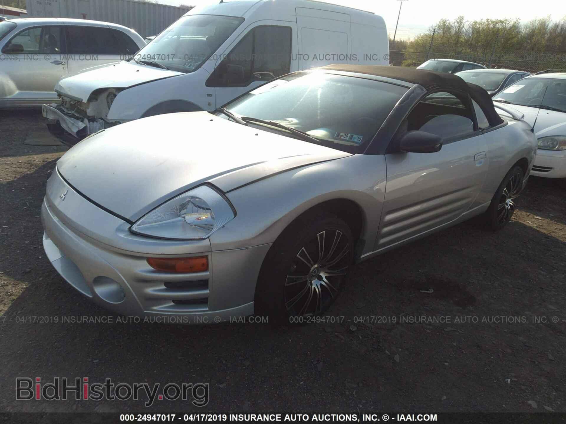 2004 MITSUBISHI ECLIPSE - VIN: 4A3AE45G54E112897 - Фото 2
