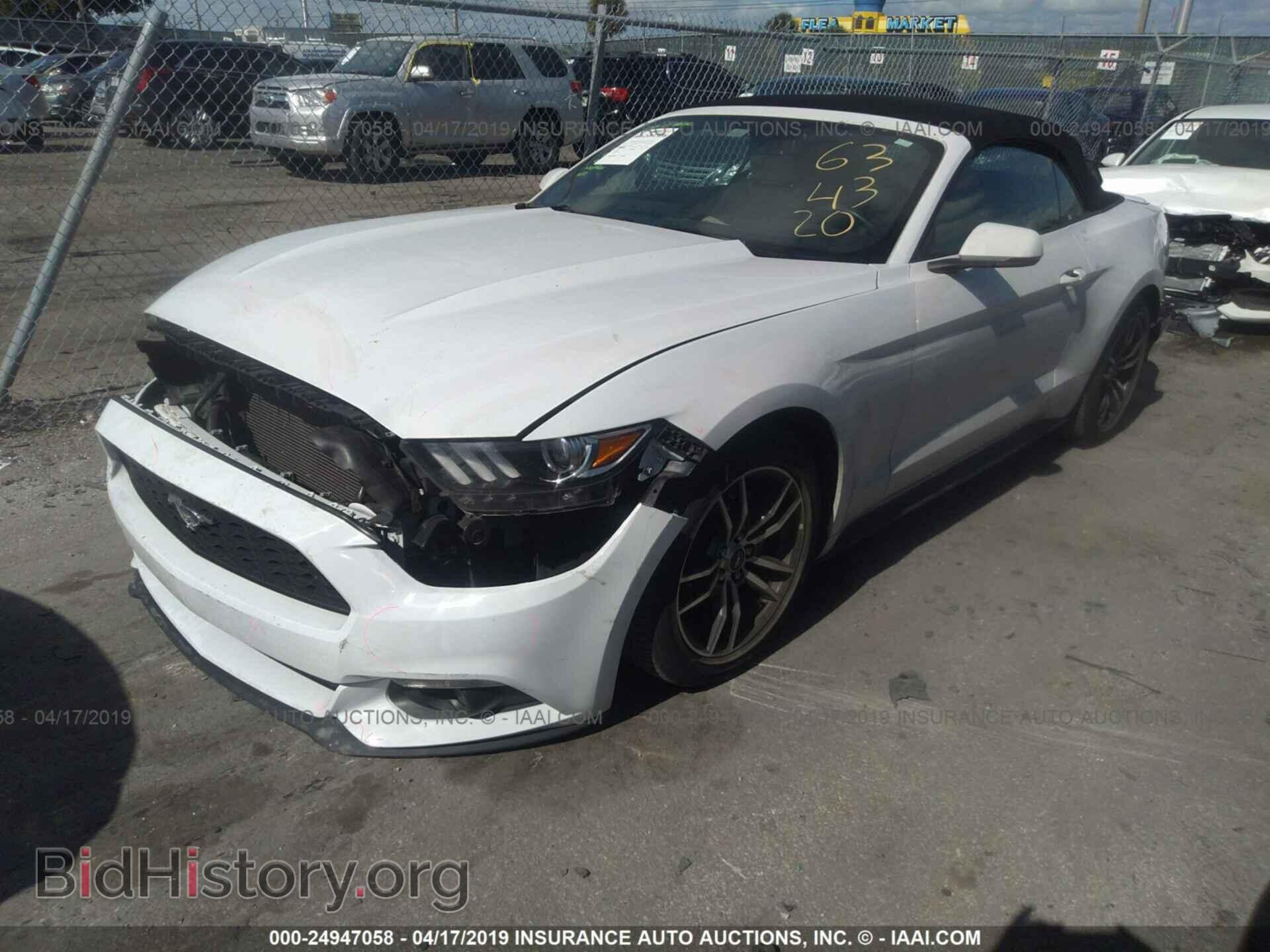 2017 FORD MUSTANG - VIN: 1FATP8UH8H5204363 - Фото 2