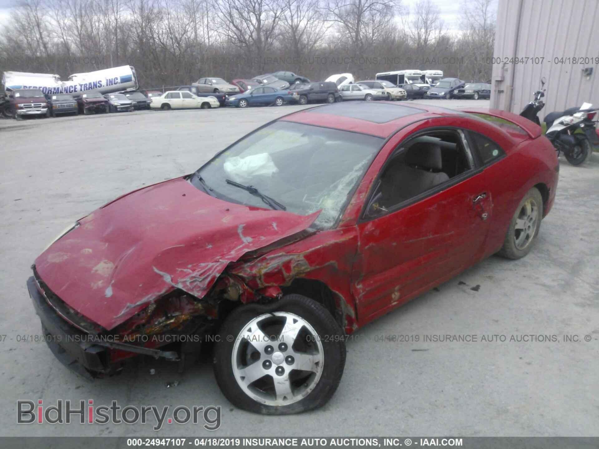 2003 MITSUBISHI ECLIPSE - VIN: 4A3AC44G93E030662 - Фото 2