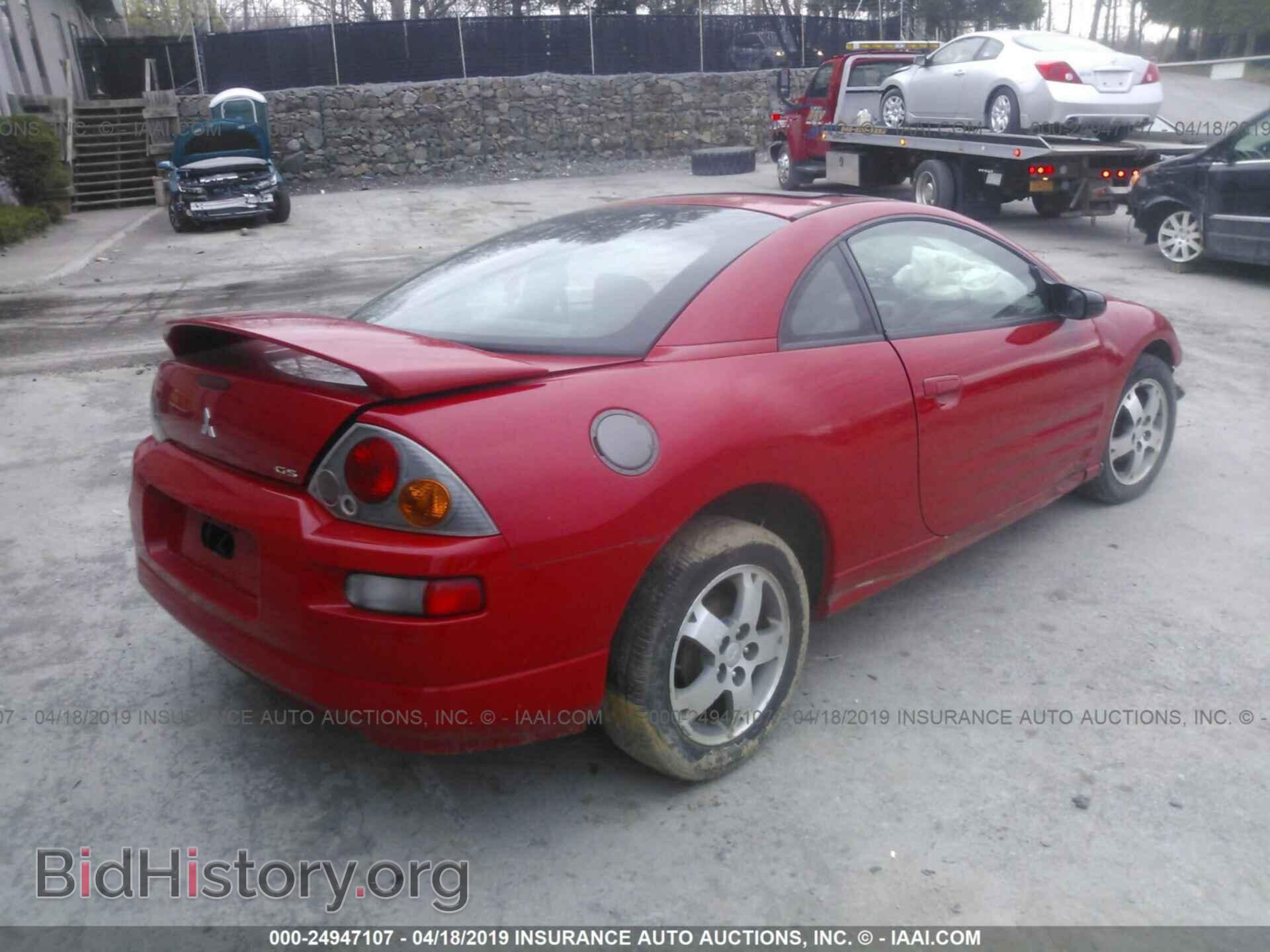 2003 MITSUBISHI ECLIPSE - VIN: 4A3AC44G93E030662 - Фото 4