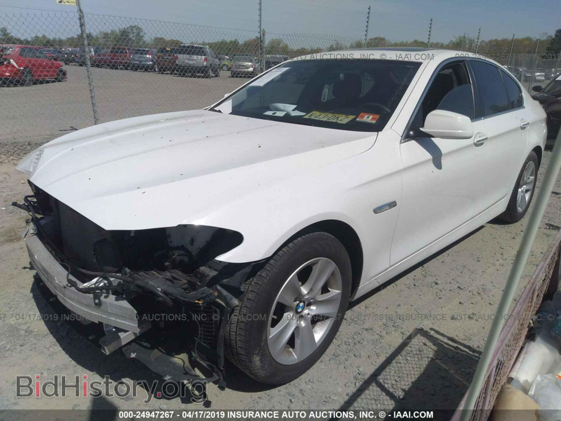2013 BMW 528 - VIN: WBAXH5C50DD114586 - Фото 2