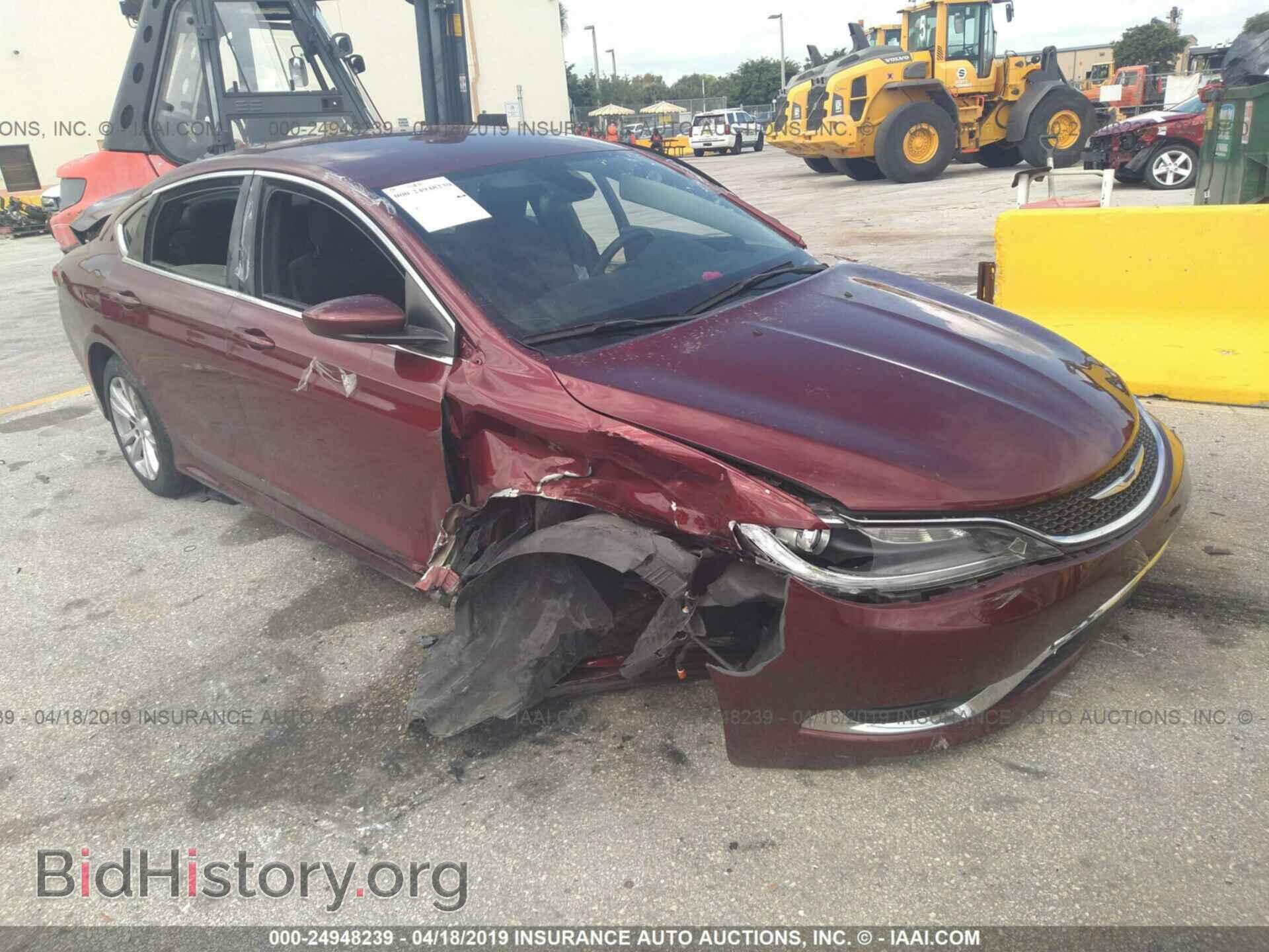 Photo 1C3CCCAB0FN657600 - CHRYSLER 200 2015