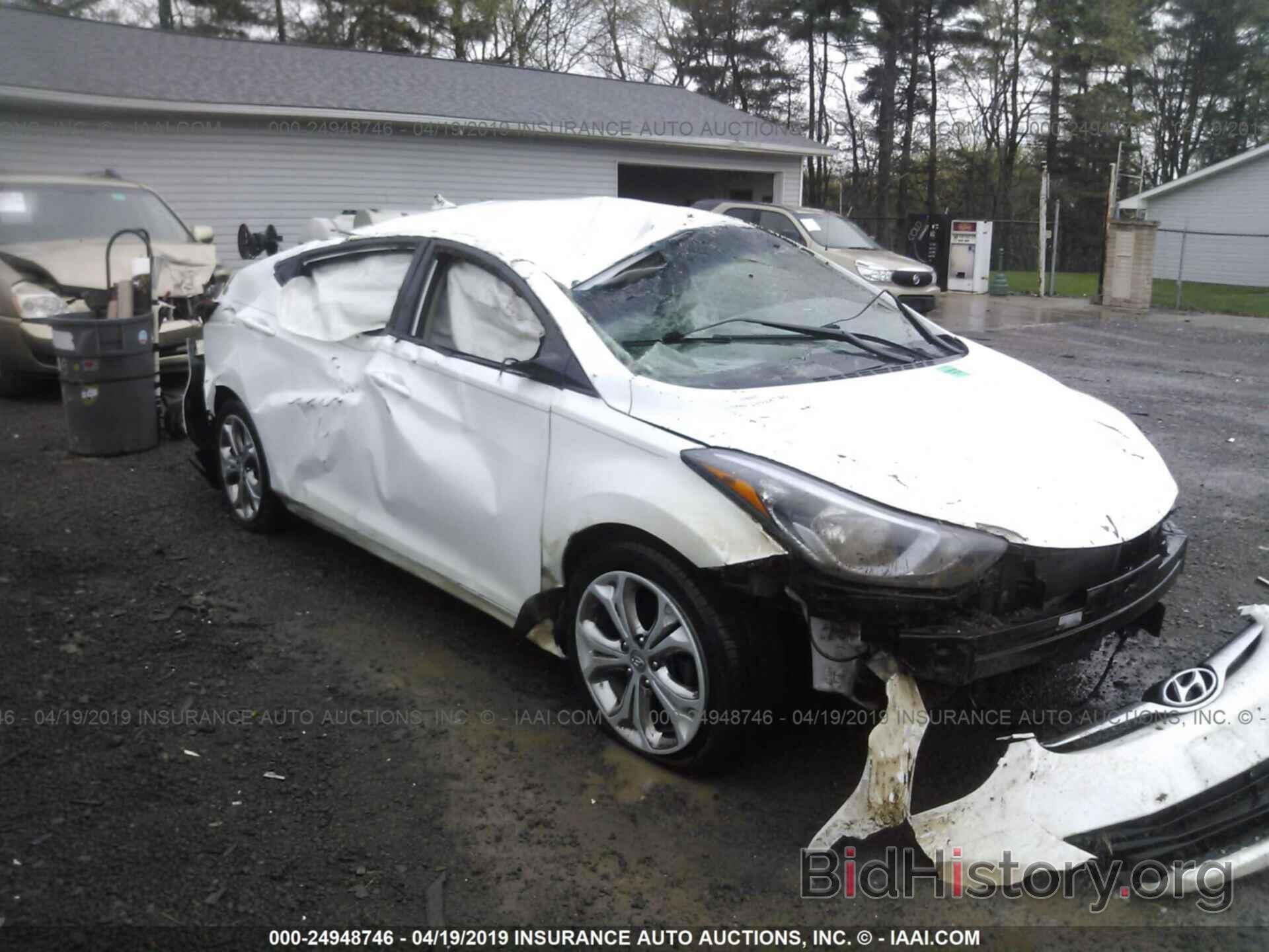 Photo 5NPDH4AE7EH460004 - HYUNDAI ELANTRA 2014