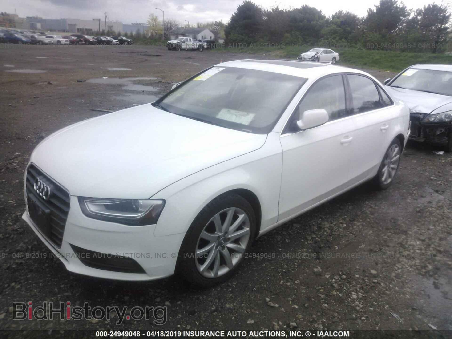 2013 AUDI A4 - VIN: WAUFFAFL3DN043706 - Фото 2
