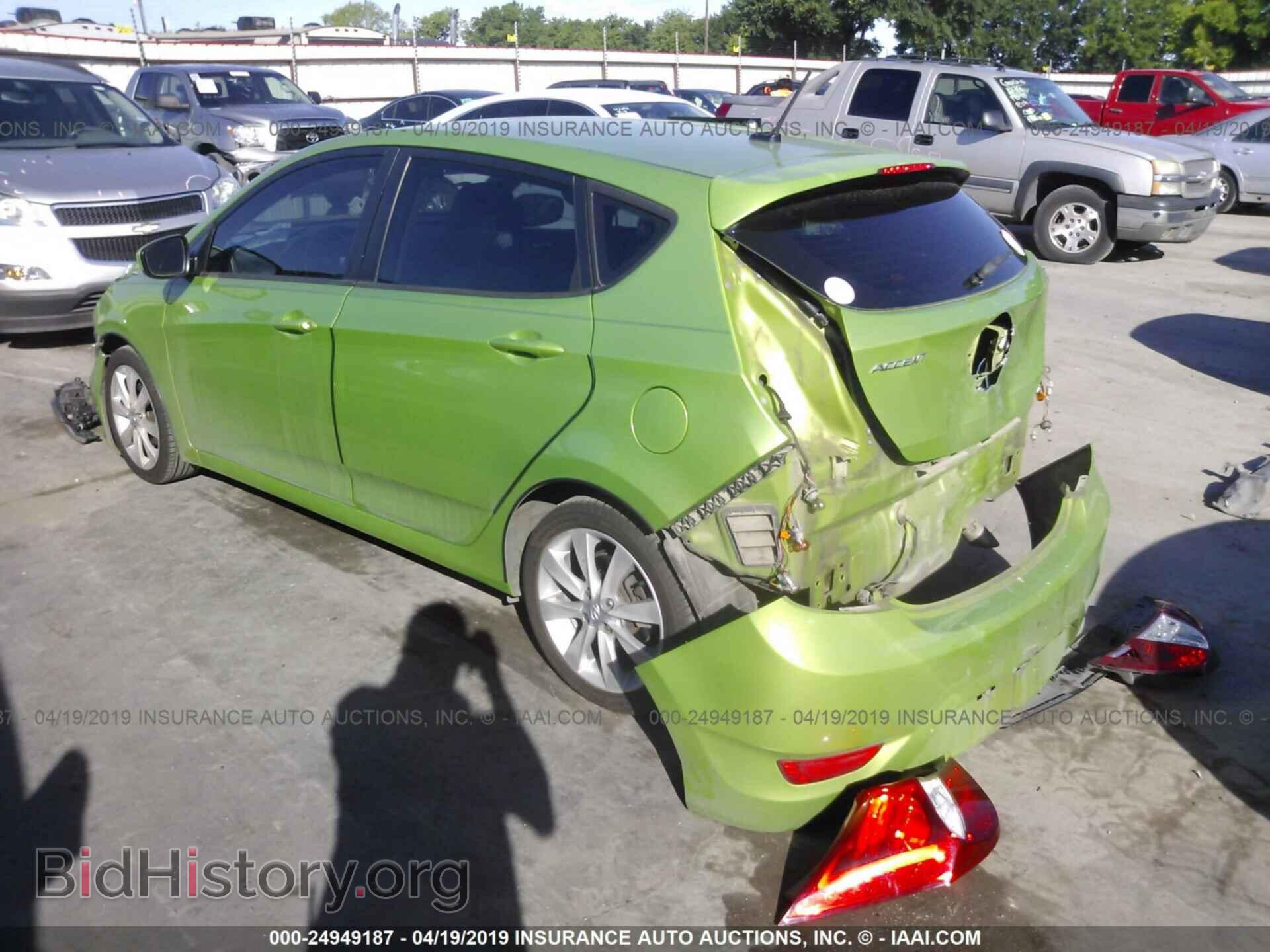 2012 HYUNDAI ACCENT - VIN: KMHCU5AE2CU051176 - Фото 3
