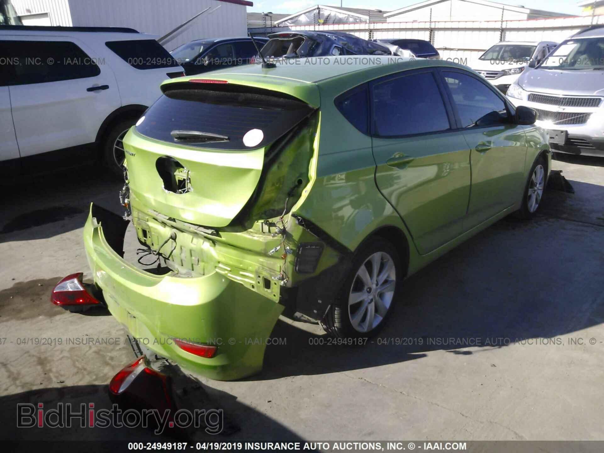 2012 HYUNDAI ACCENT - VIN: KMHCU5AE2CU051176 - Фото 4