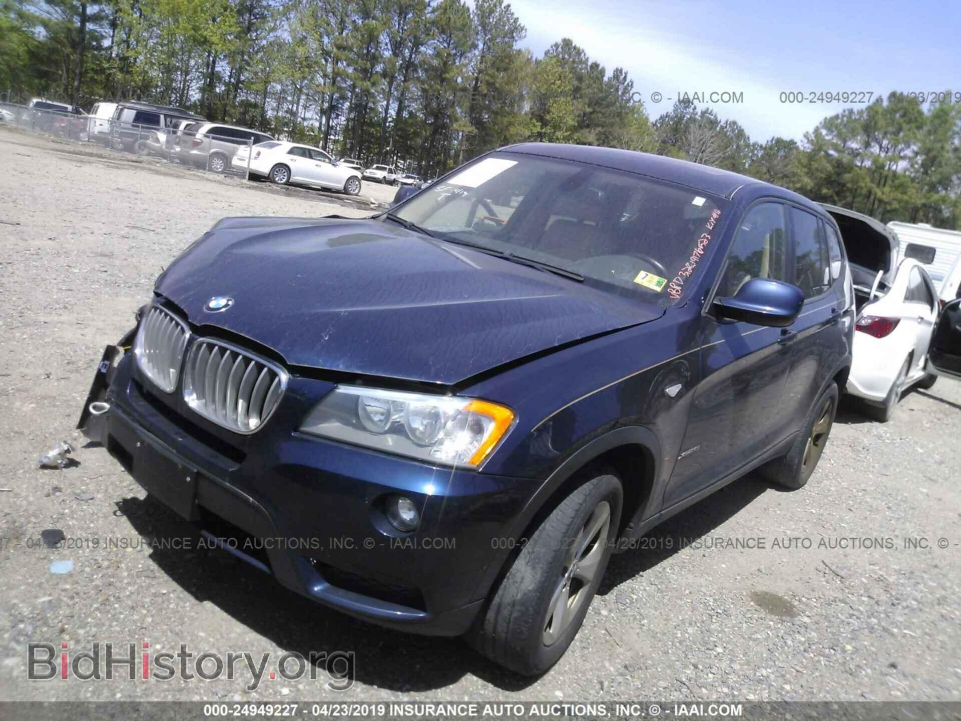 2011 BMW X3 - VIN: 5UXWX5C56BL710997 - Фото 2