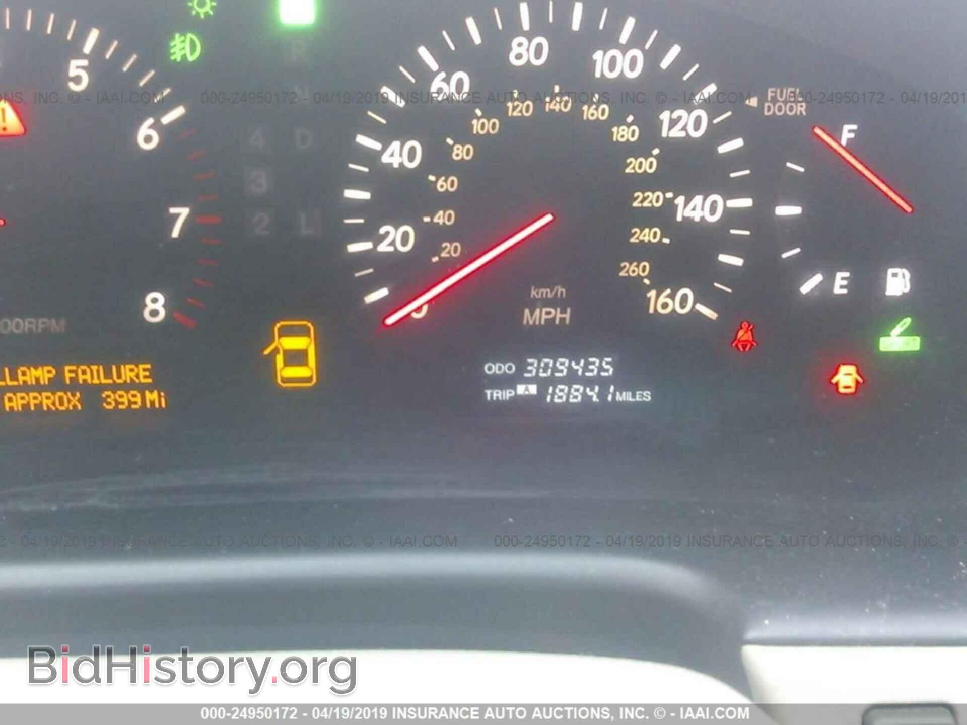 2001 LEXUS LS - VIN: JTHBN30F410028805 - Фото 7