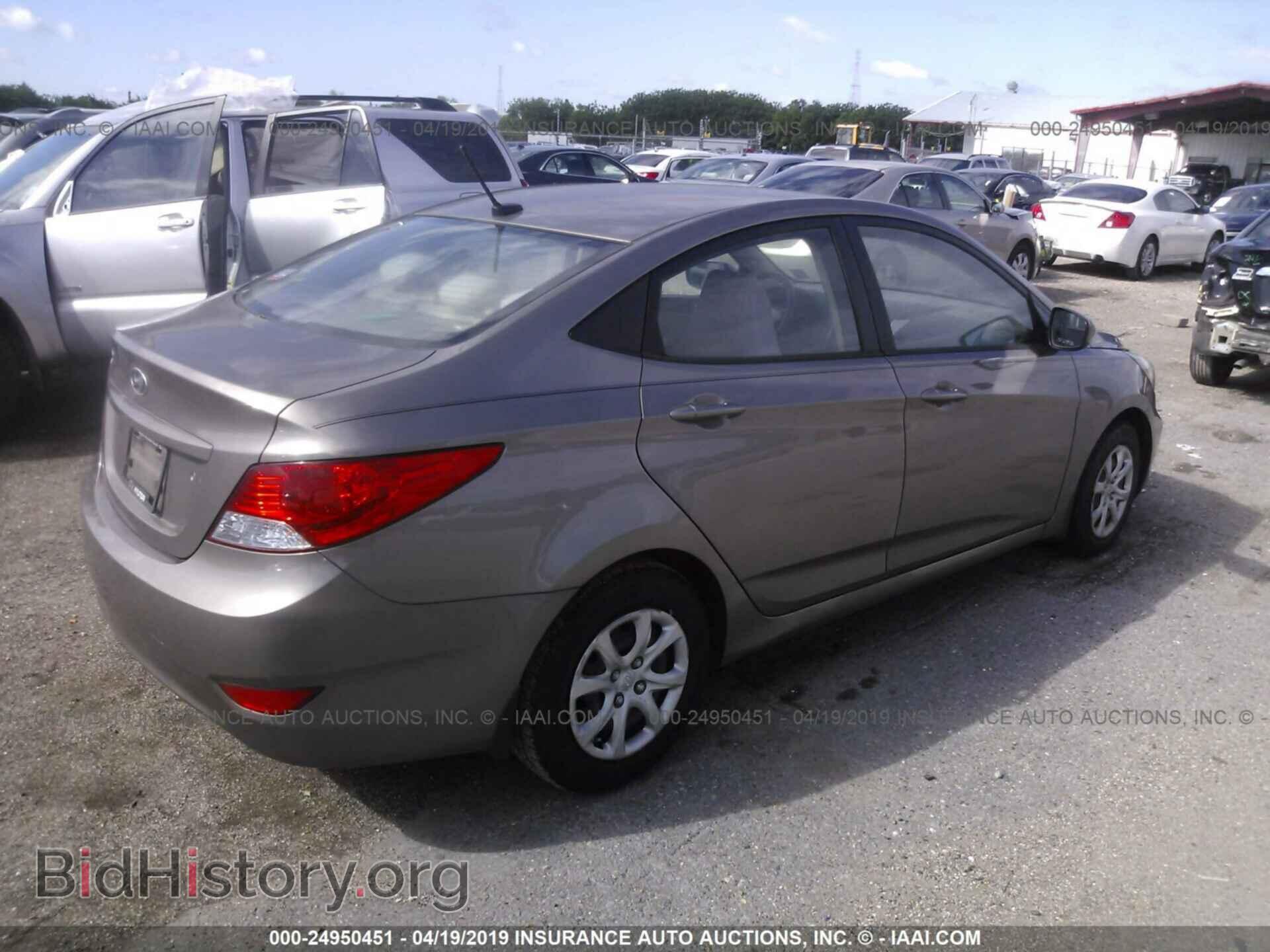 2013 HYUNDAI ACCENT - VIN: KMHCT4AE5DU305669 - Фото 4