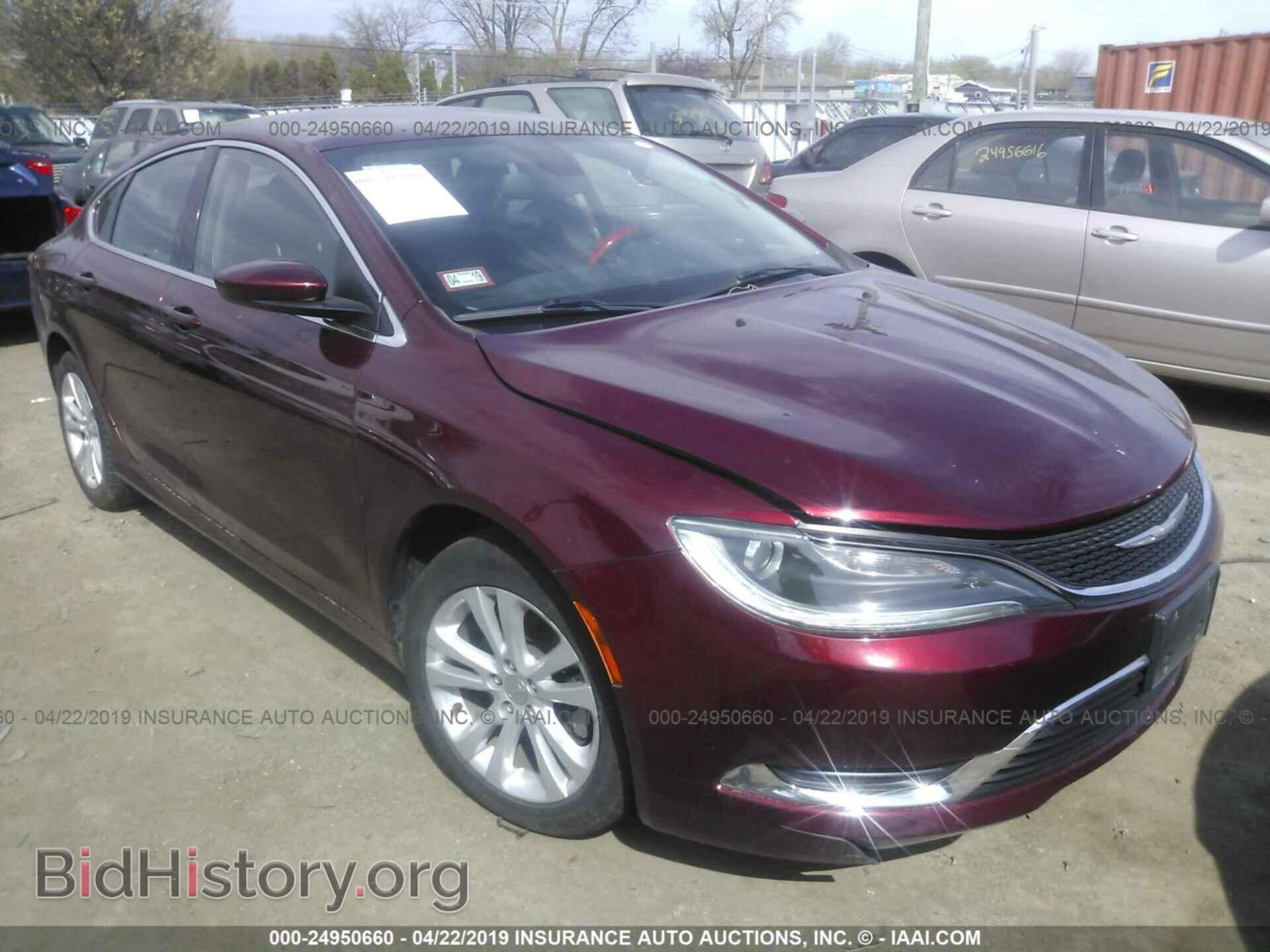 Фотография 1C3CCCAB6GN165588 - CHRYSLER 200 2016