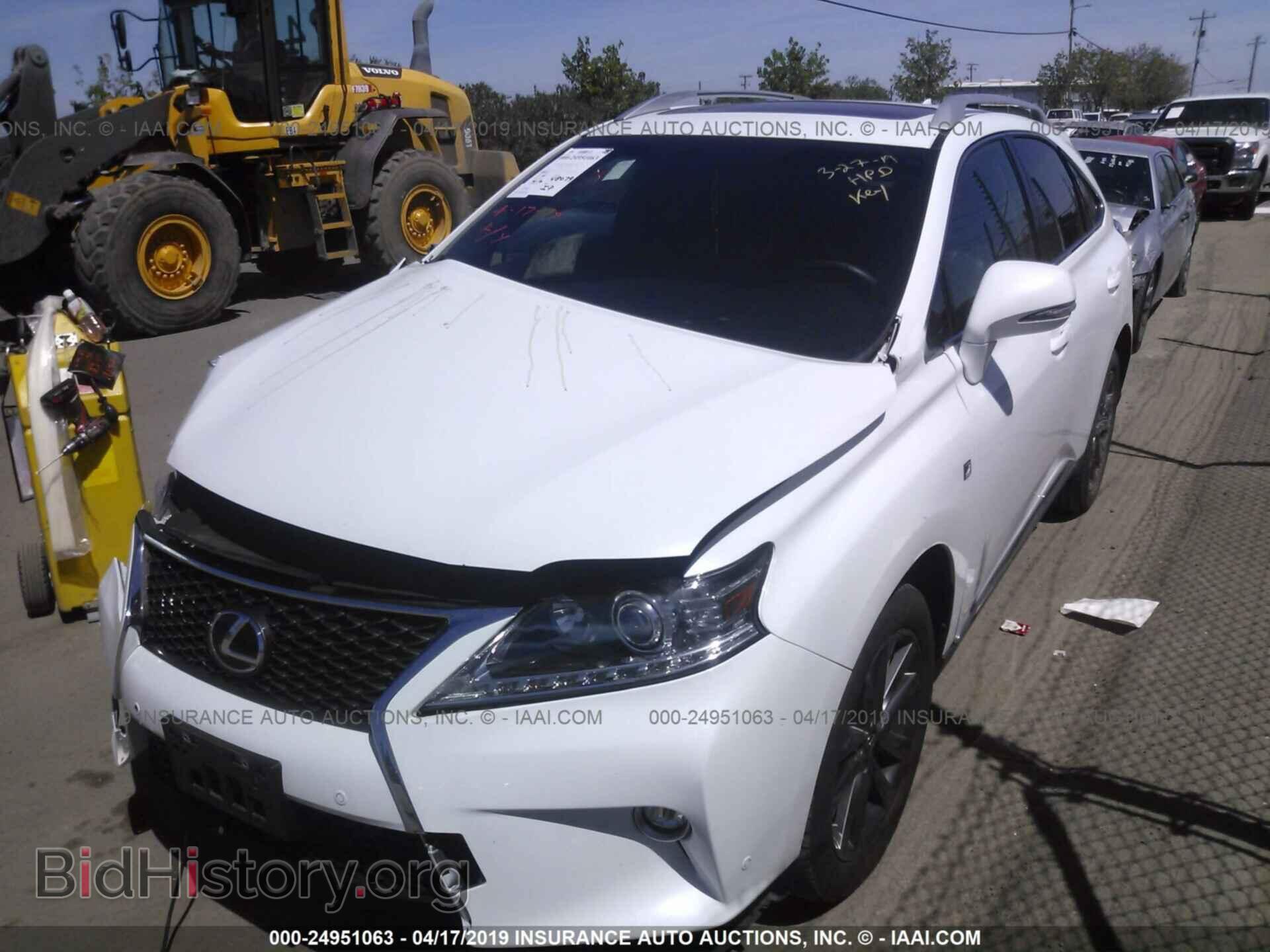 2015 LEXUS RX - VIN: 2T2BK1BA6FC258127 - Фото 2