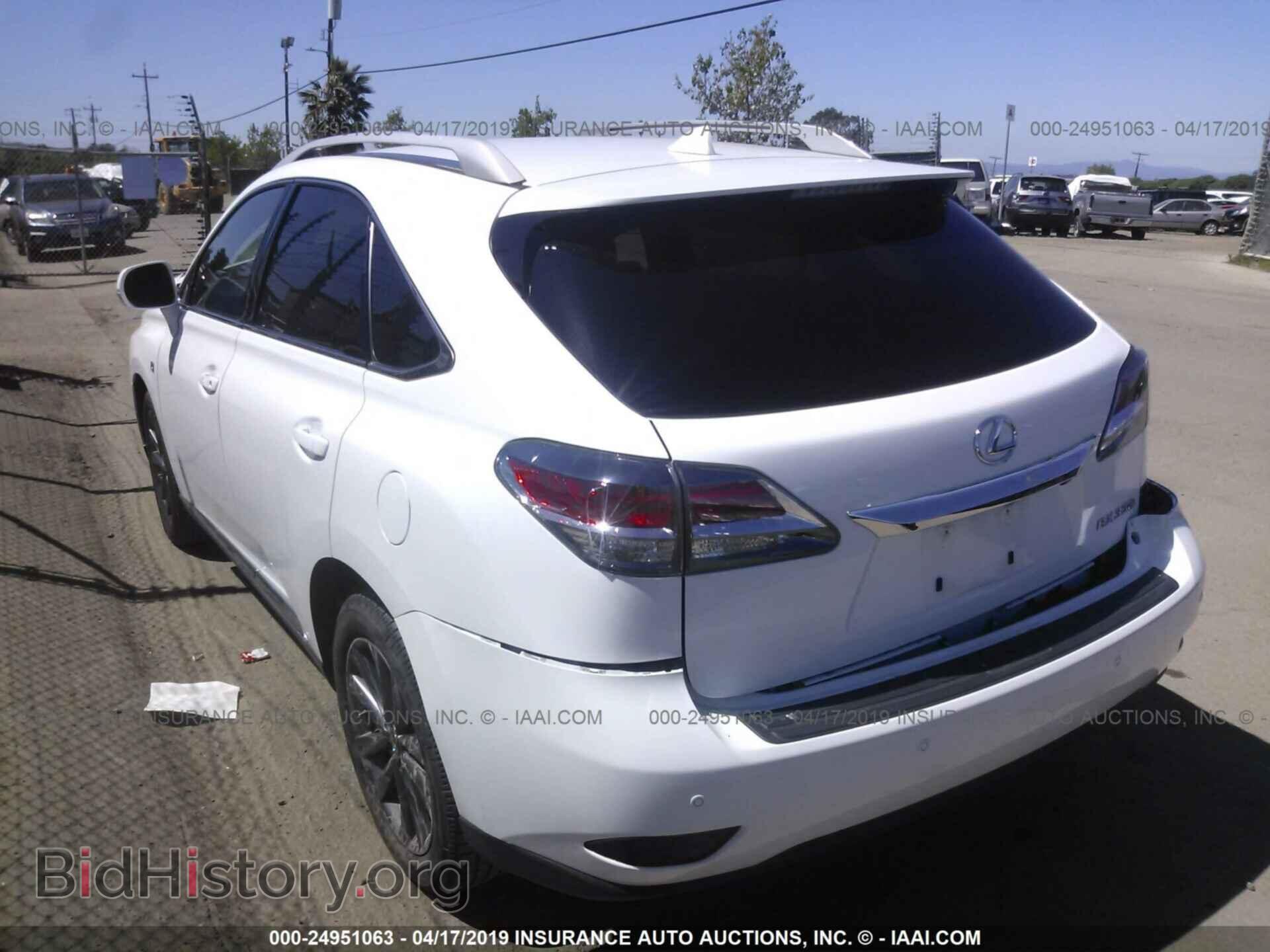 2015 LEXUS RX - VIN: 2T2BK1BA6FC258127 - Фото 3