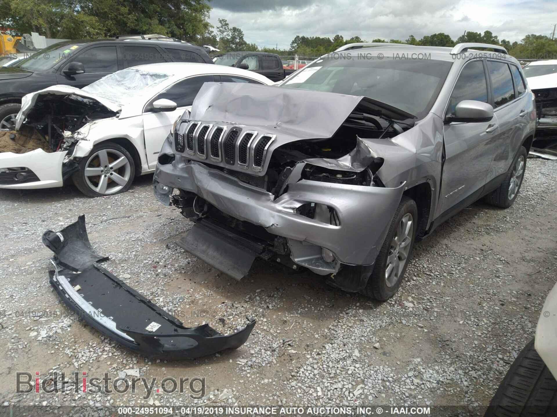 2017 JEEP CHEROKEE - VIN: 1C4PJLDB4HD216656 - Фото 2