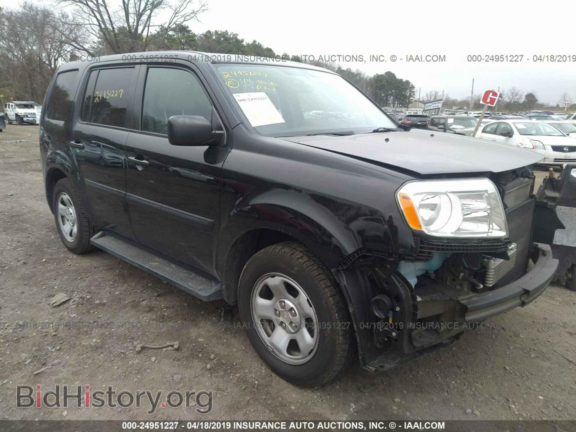 Photo 5FNYF4H2XEB024362 - HONDA PILOT 2014