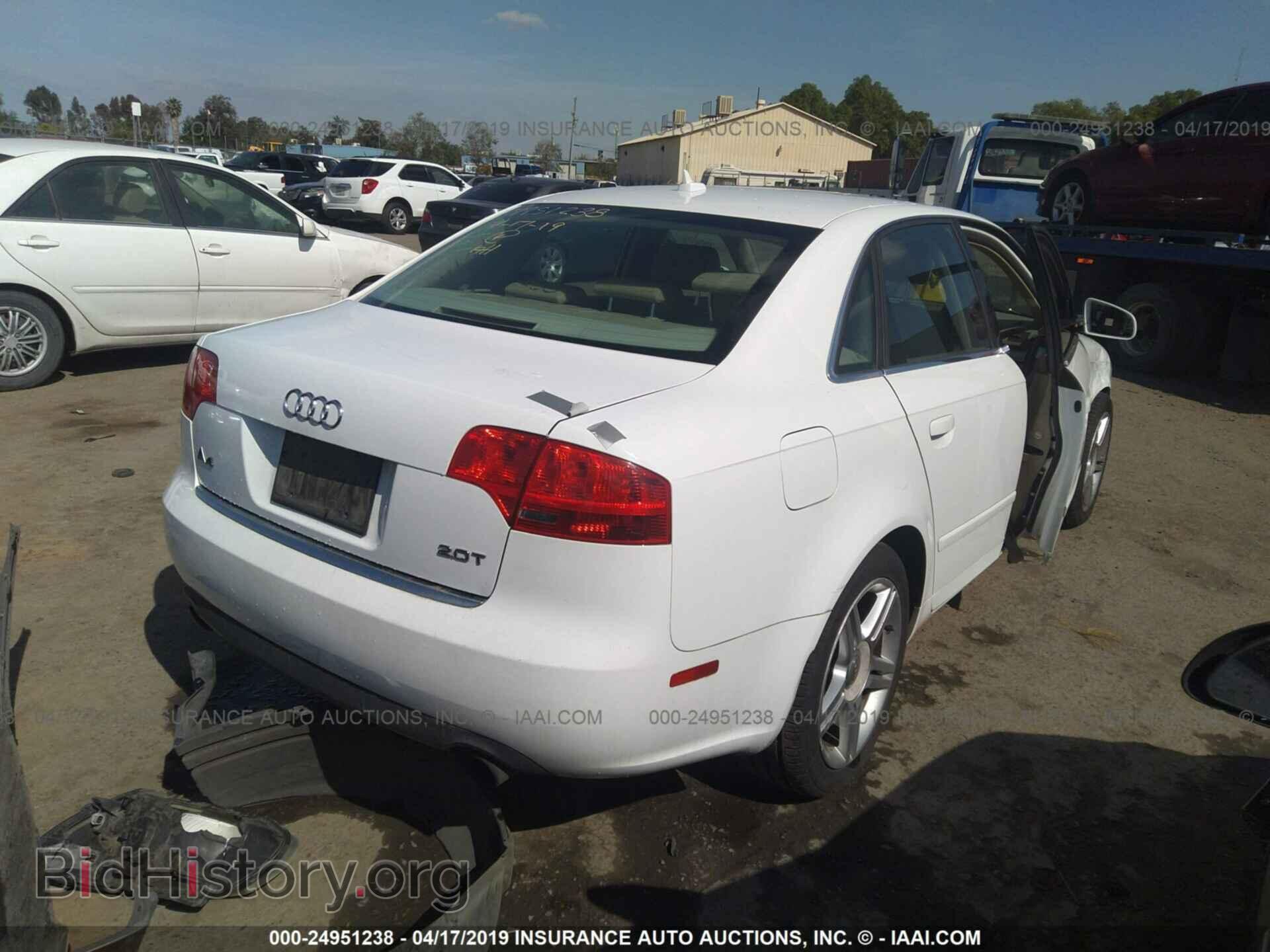 2007 AUDI A4 - VIN: WAUAF78E67A022615 - Фото 4