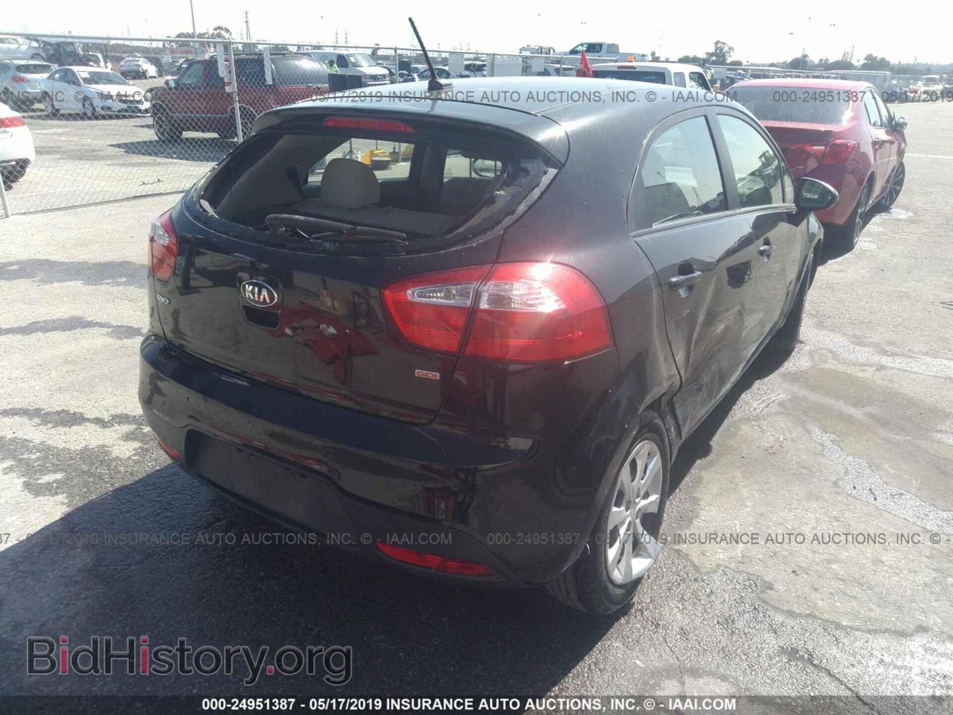 2013 KIA RIO - VIN: KNADM5A32D6228819 - Photo 4