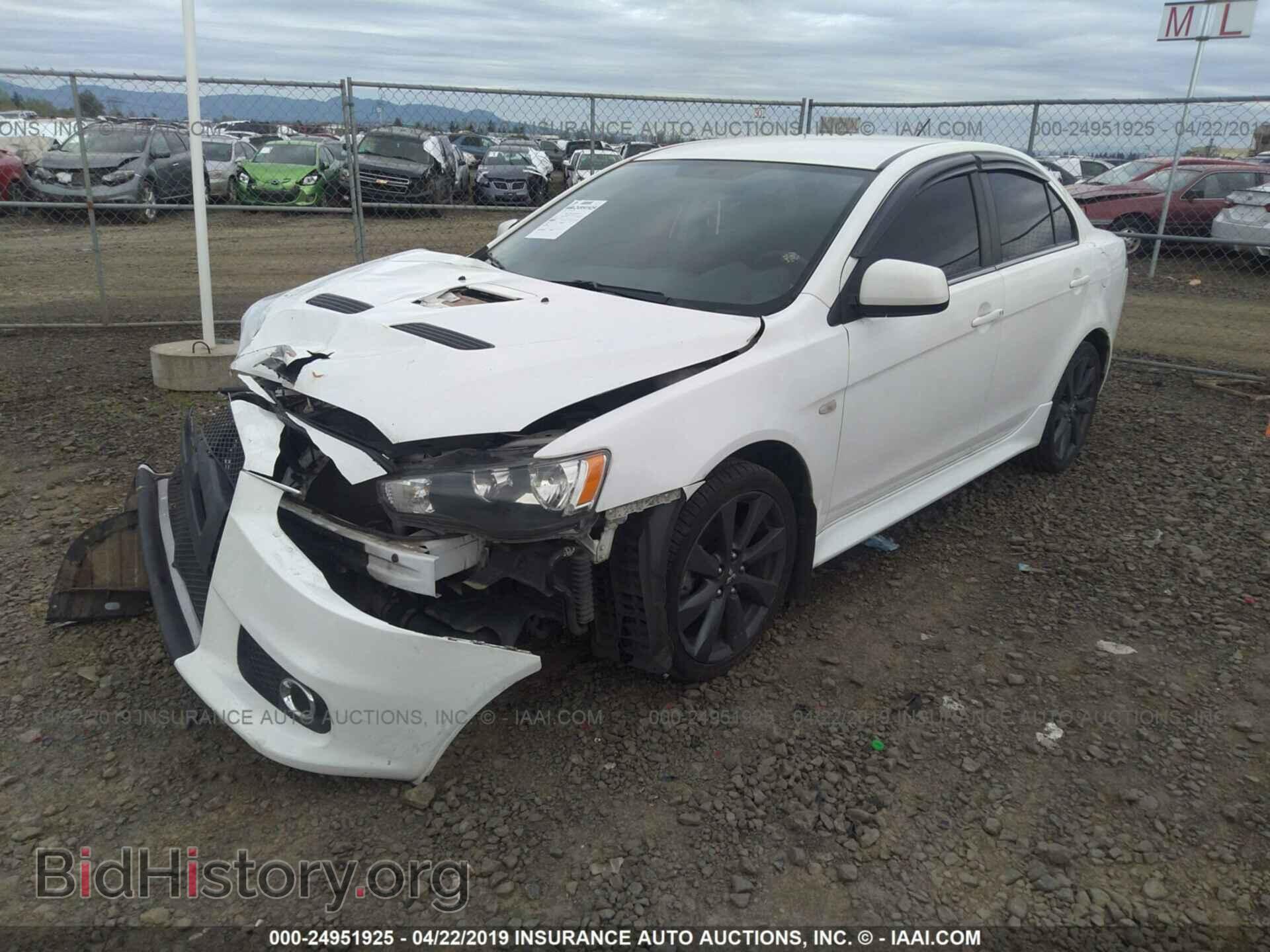2014 MITSUBISHI LANCER - VIN: JA32V6FV5EU012224 - Фото 2