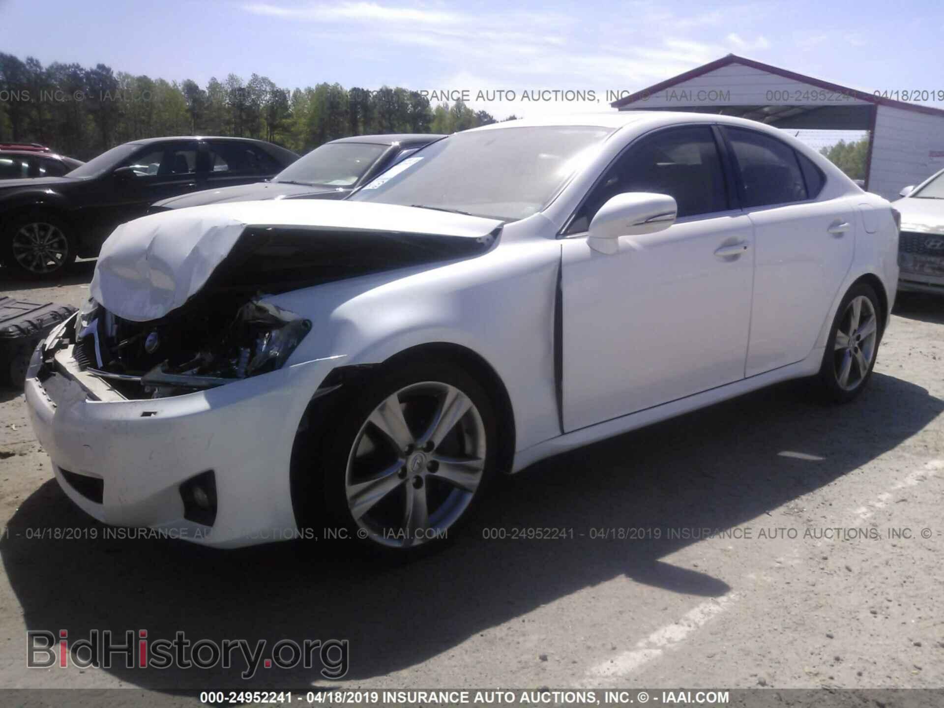 2012 LEXUS IS - VIN: JTHBE5C25C5029438 - Фото 2