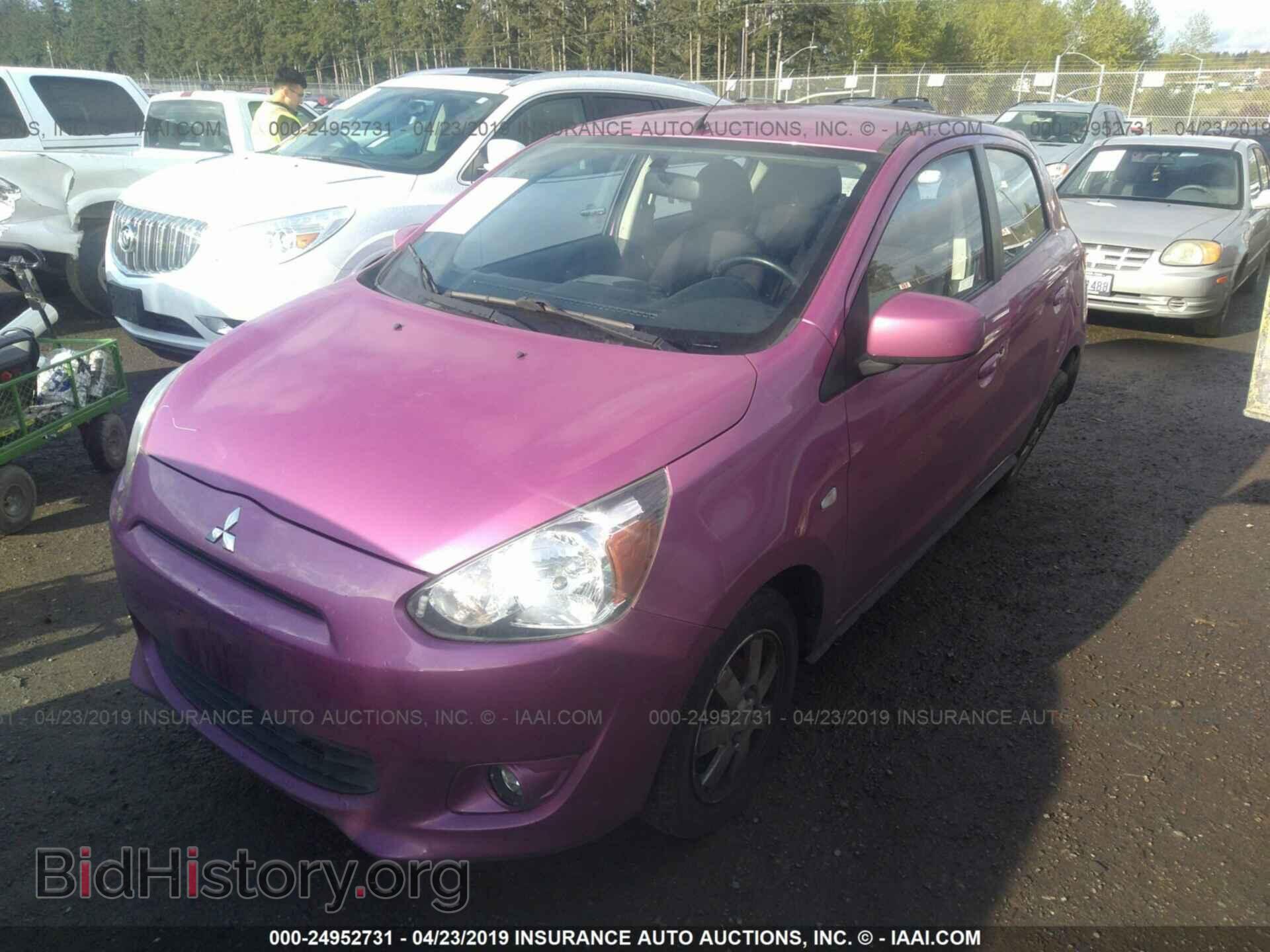 2014 MITSUBISHI MIRAGE - VIN: ML32A4HJ6EH005872 - Фото 2