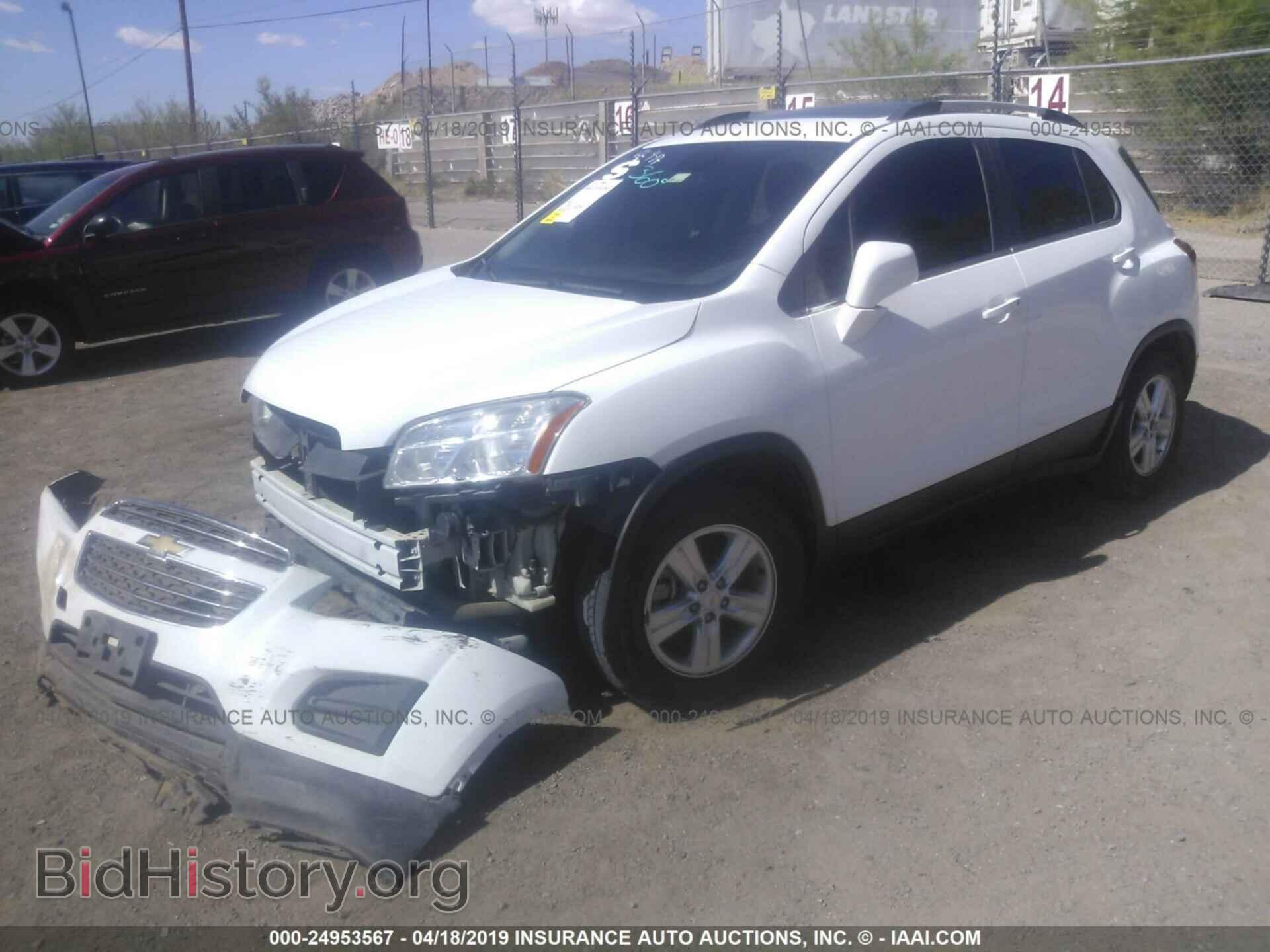 2015 CHEVROLET TRAX - VIN: KL7CJLSB5FB138573 - Фото 2