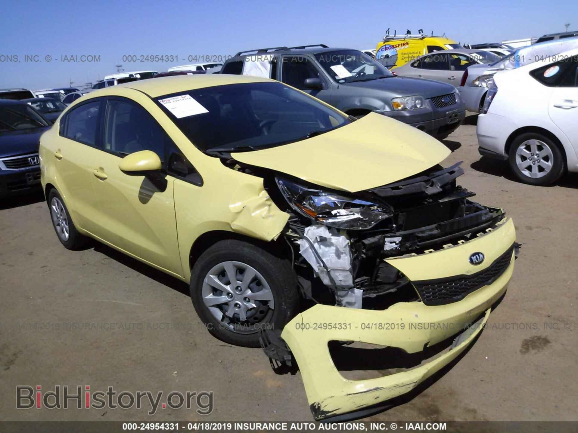 Фотография KNADM4A38G6537774 - KIA RIO 2016