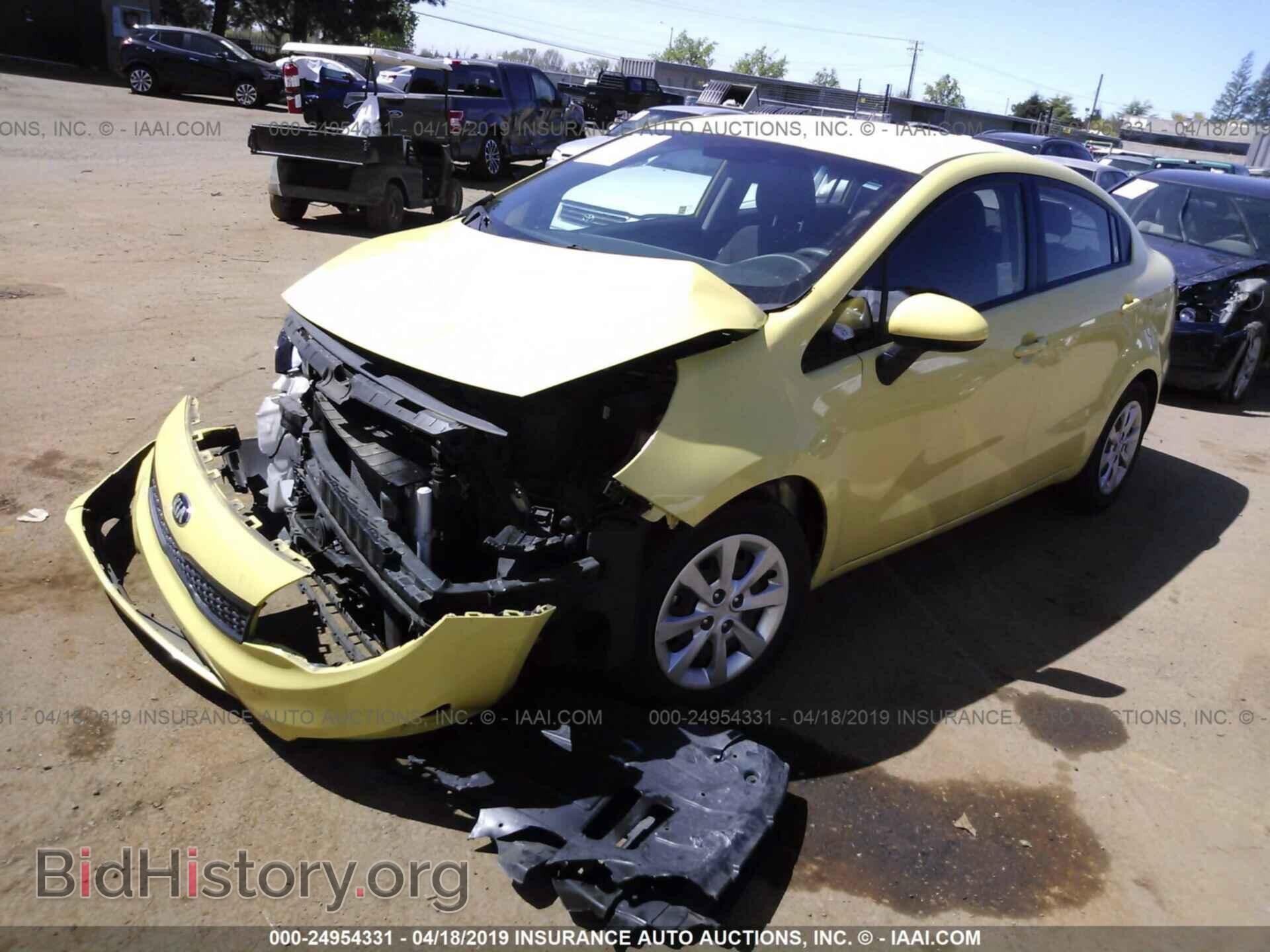 2016 KIA RIO - VIN: KNADM4A38G6537774 - Фото 2