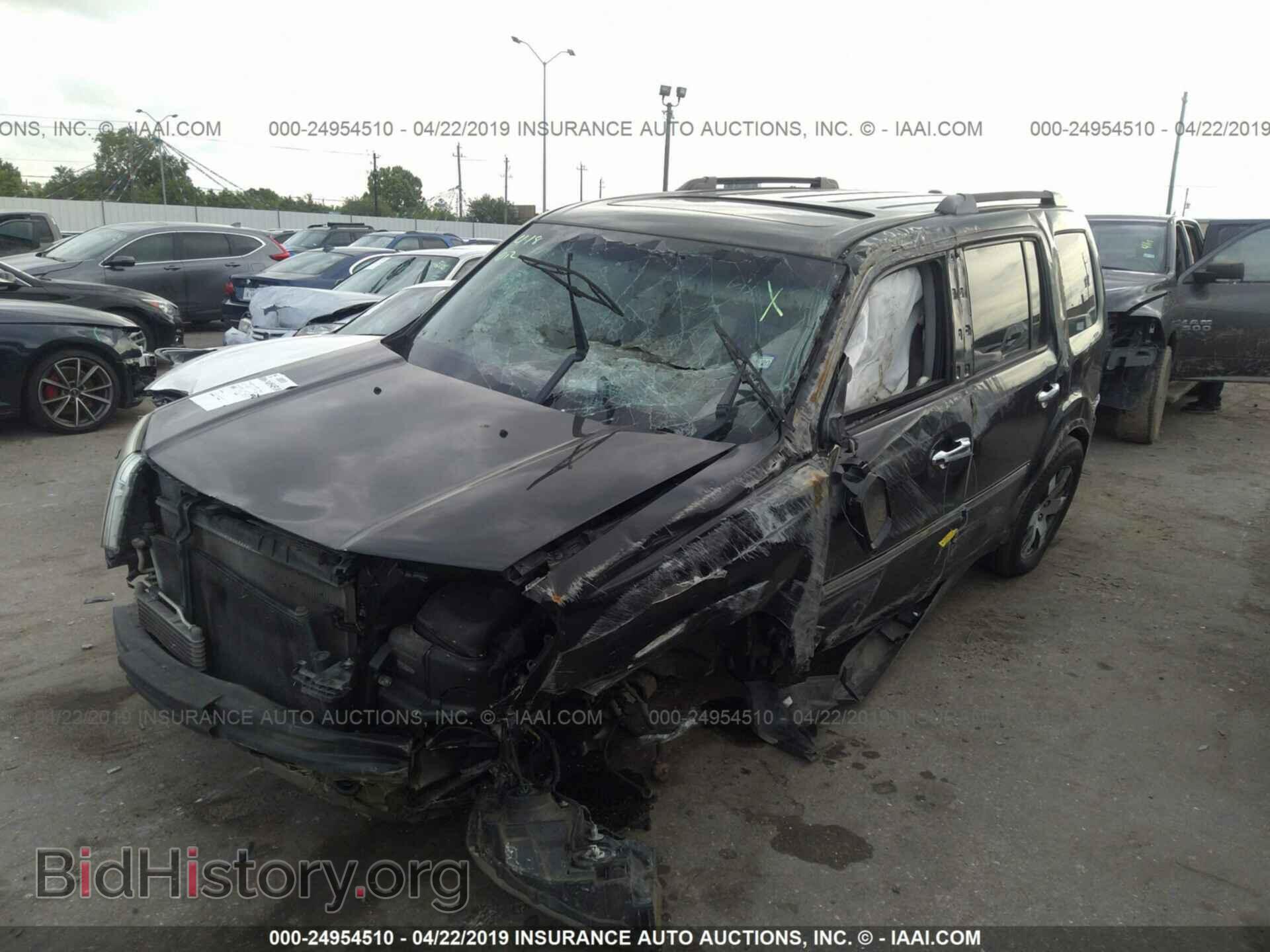 2012 HONDA PILOT - VIN: 5FNYF4H94CB048649 - Фото 2