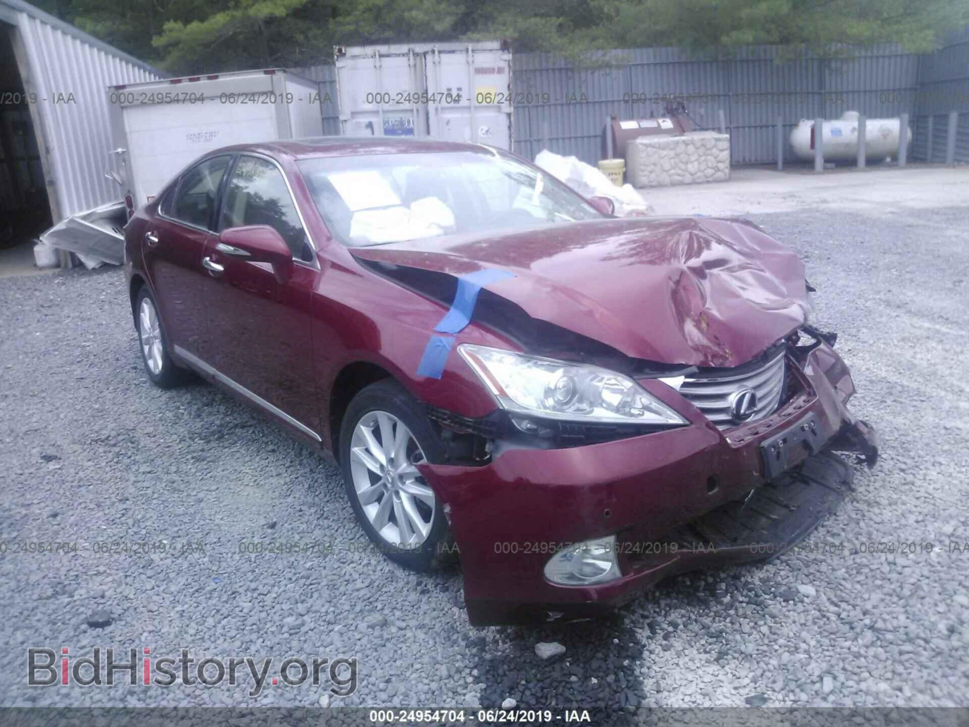Photo JTHBK1EGXC2502519 - LEXUS ES 2012