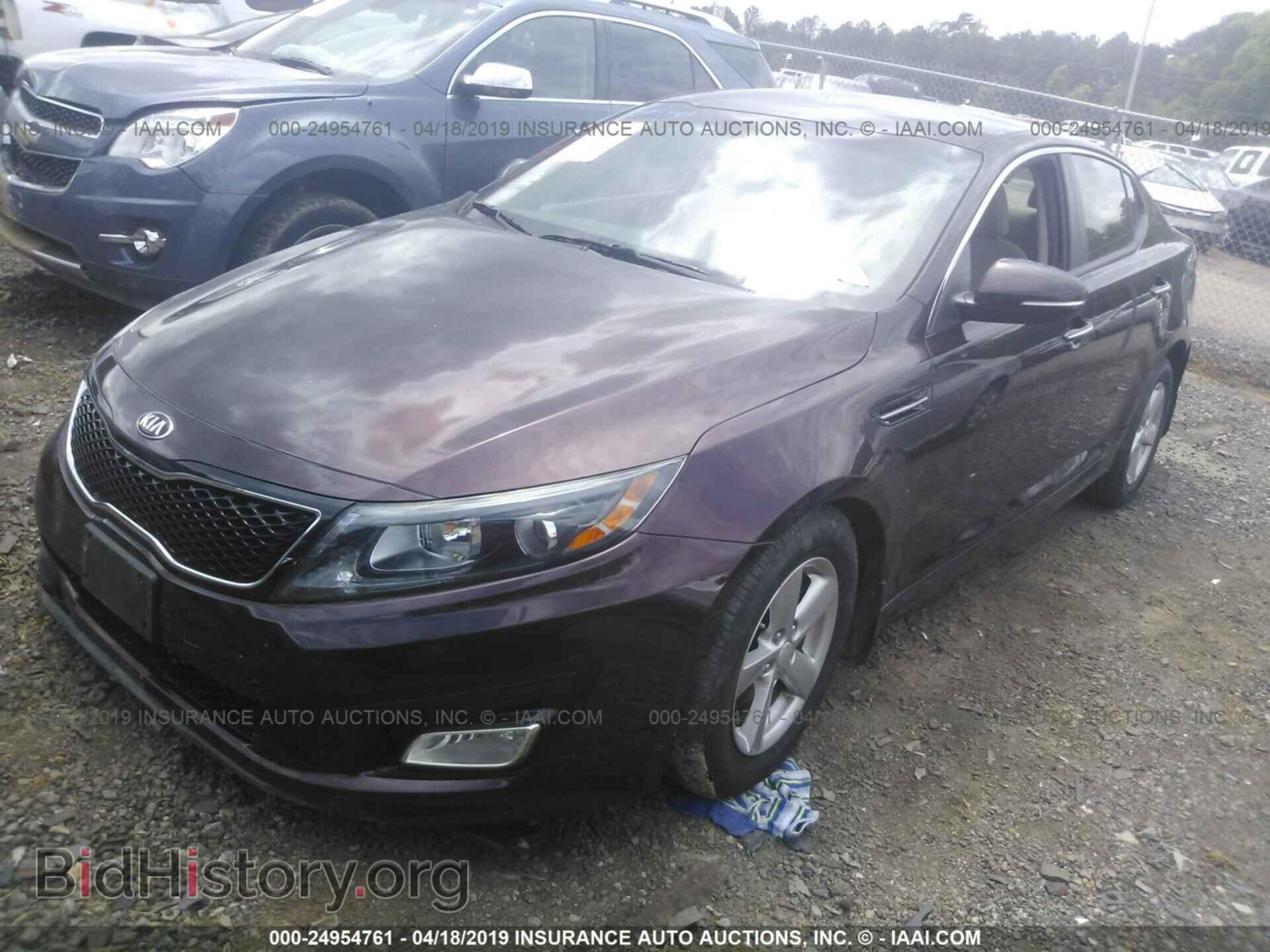 2015 KIA OPTIMA - VIN: 5XXGM4A77FG430802 - Фото 2