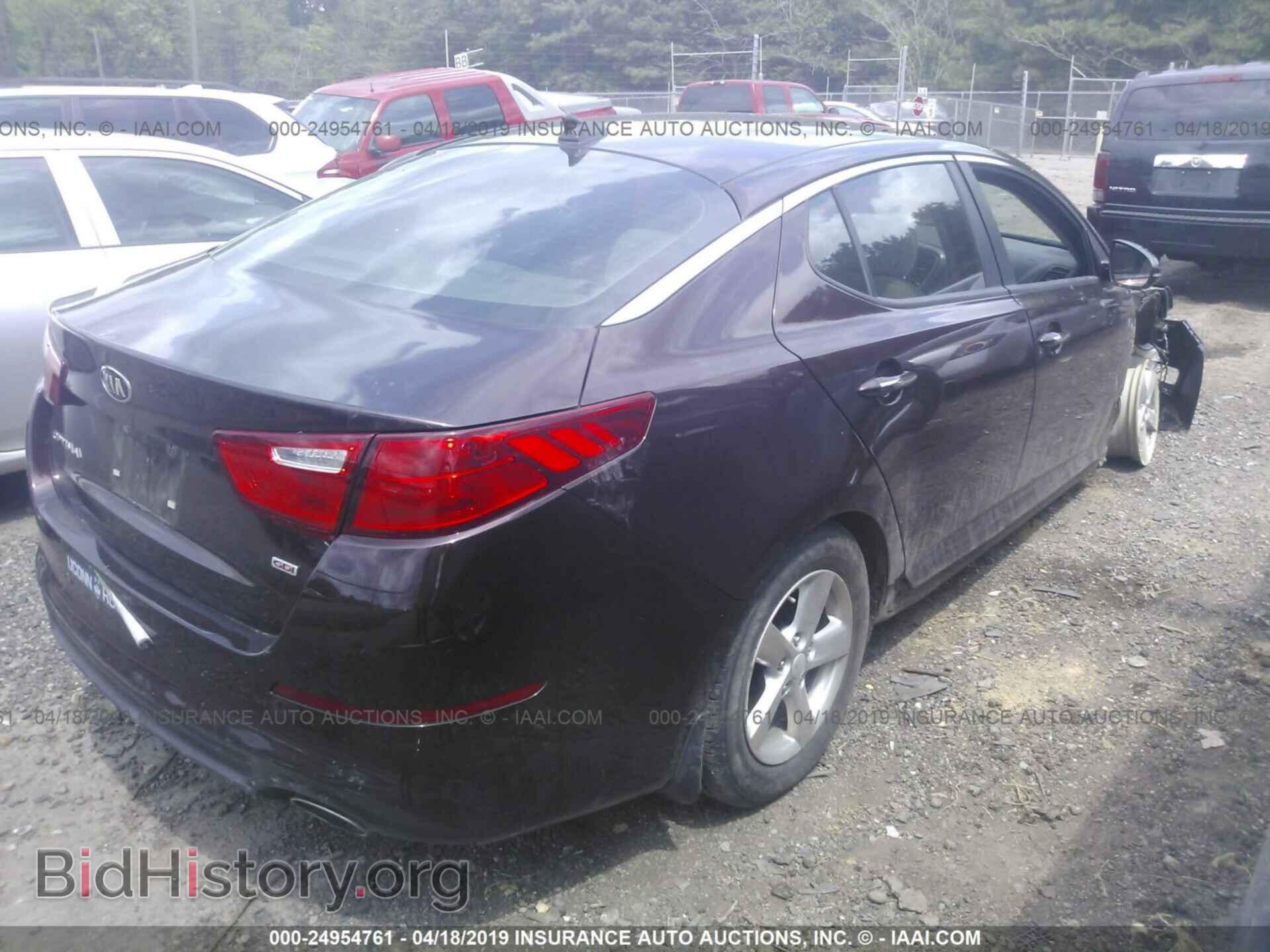 2015 KIA OPTIMA - VIN: 5XXGM4A77FG430802 - Фото 4