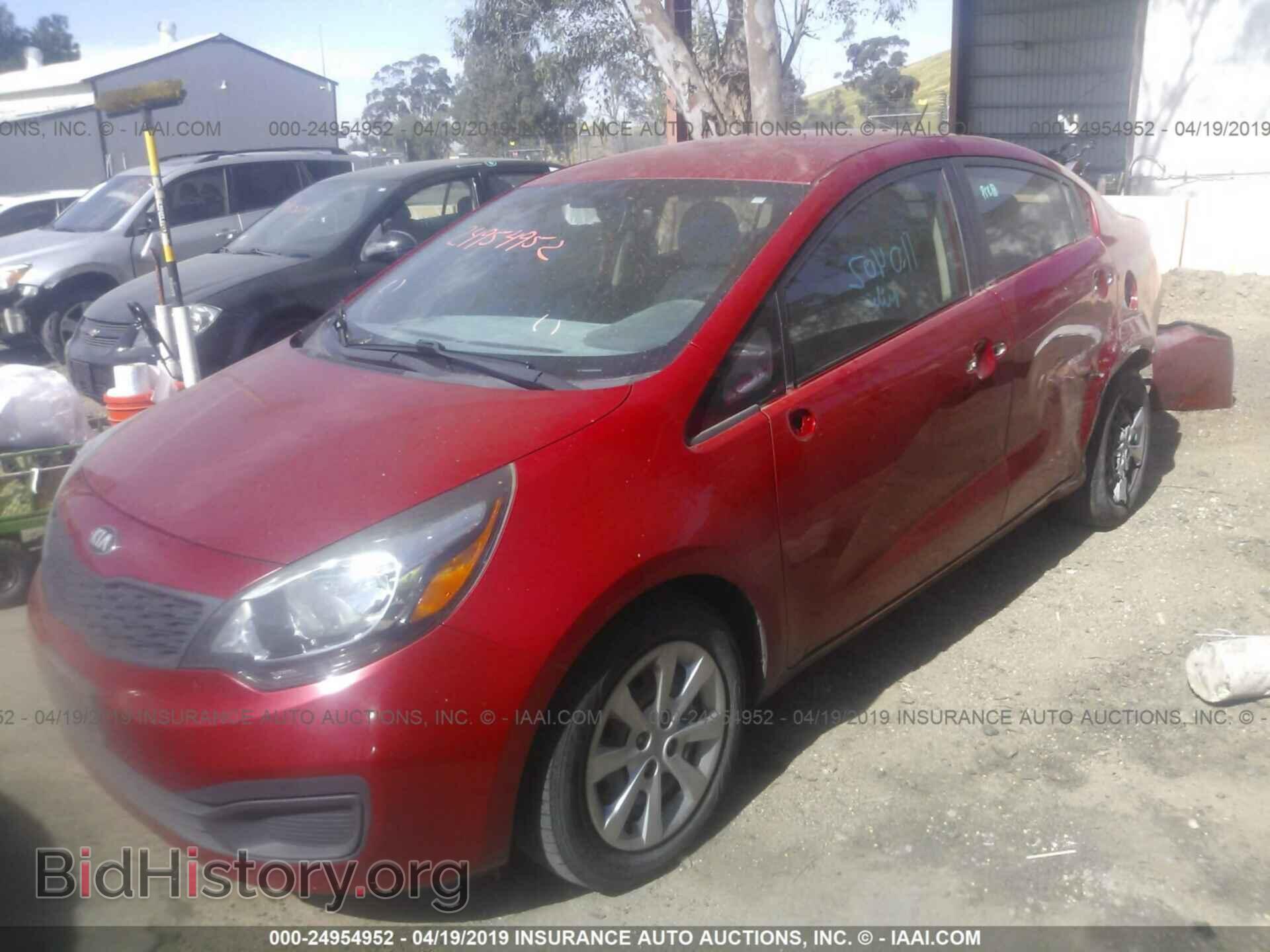 2013 KIA RIO - VIN: KNADM4A30D6250814 - Фото 2