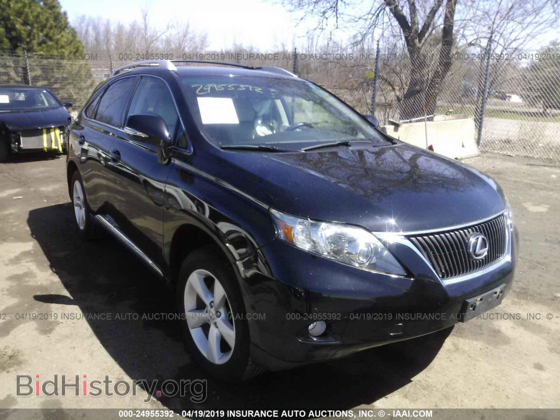 Photo 2T2BK1BA0CC133541 - LEXUS RX 2012