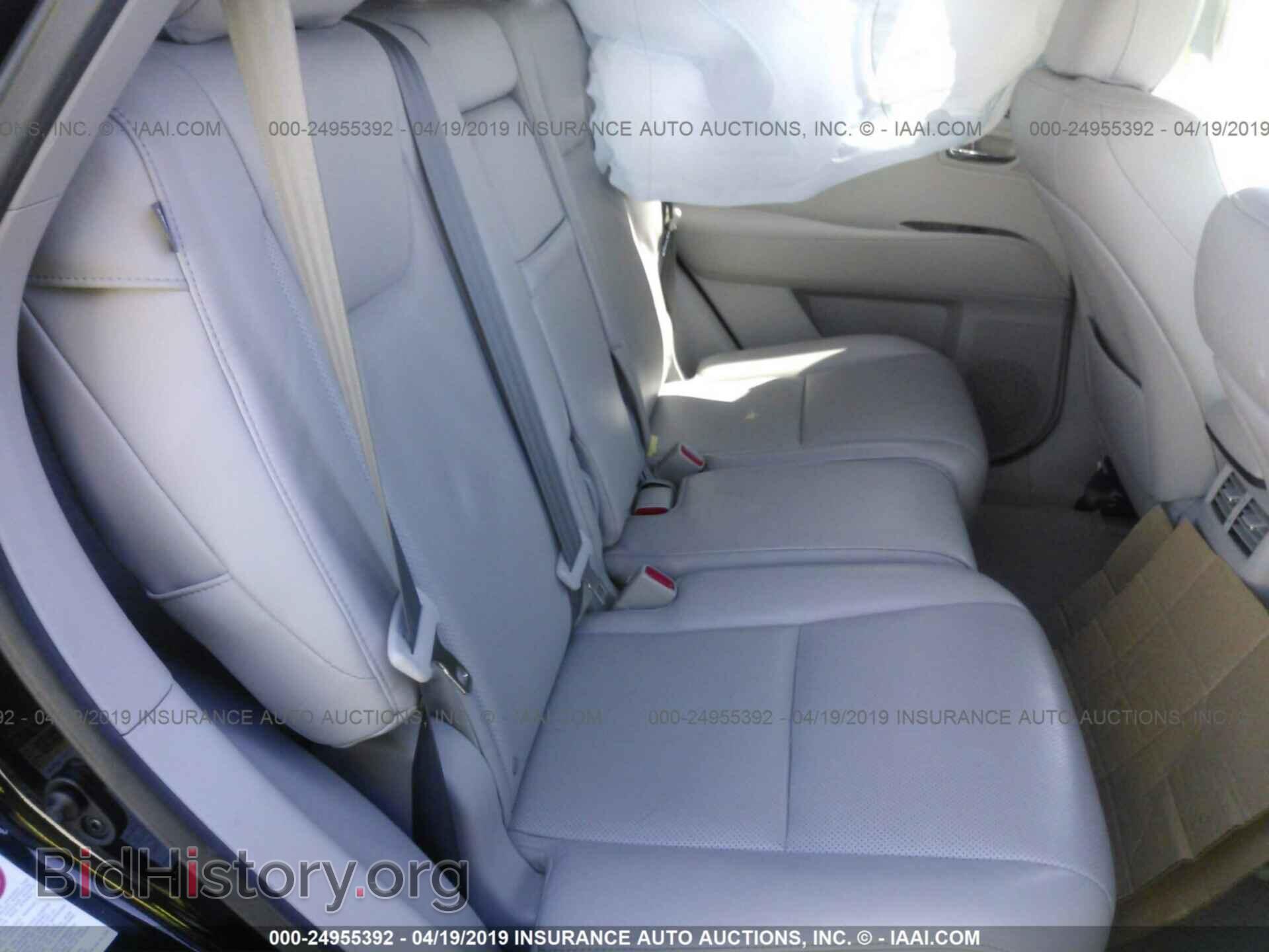 2012 LEXUS RX - VIN: 2T2BK1BA0CC133541 - Фото 8